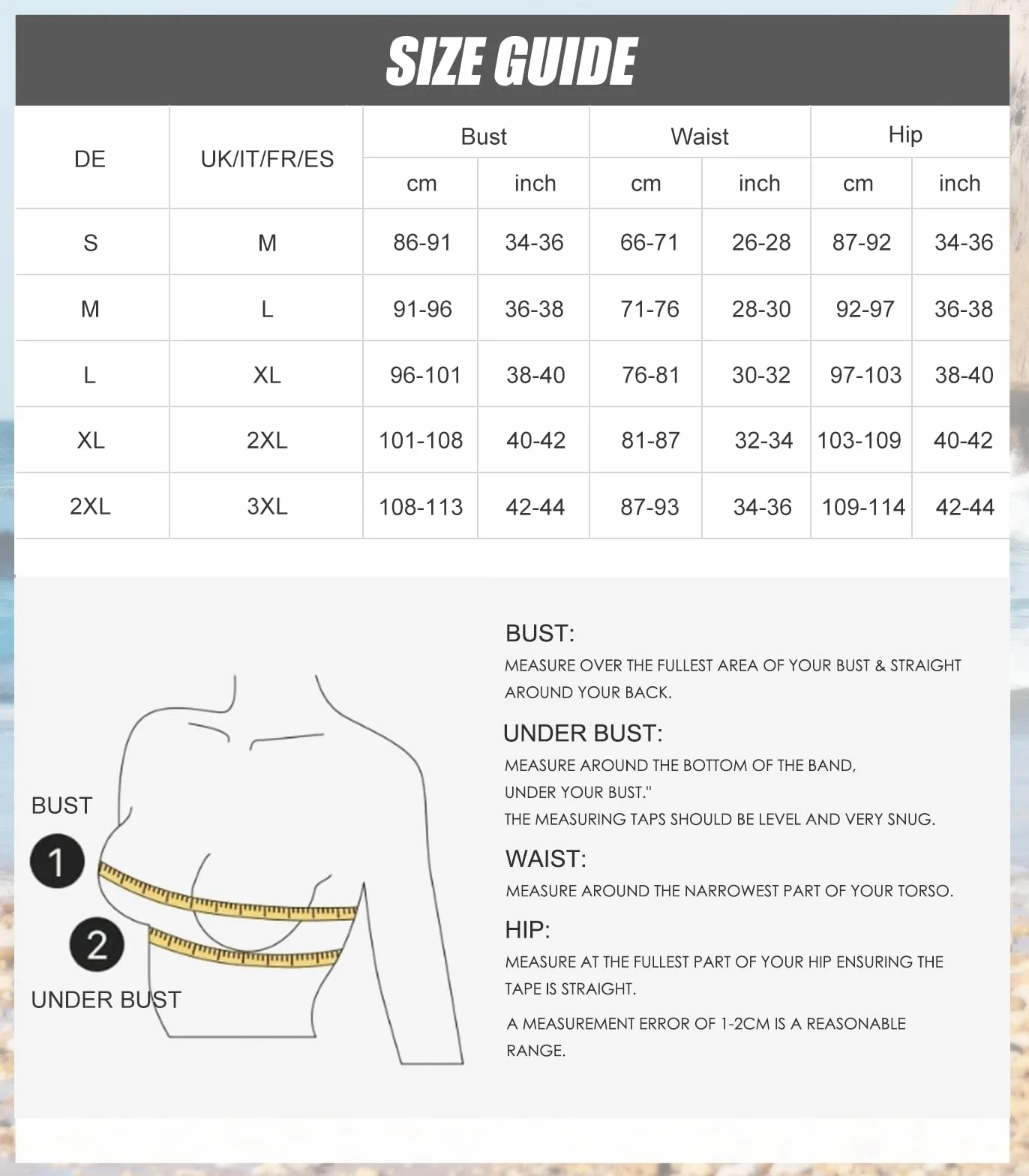 Genfien Monokini Damen Badeanzug Push Up Bauchkontrolle Kreuzträger Vintage Strandmode Sommer