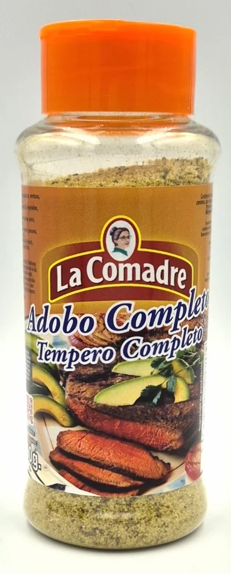 Adobo Completo La Comadre. Marinade Complète. Venezuela. Assaisonnement. Pot de 200 g