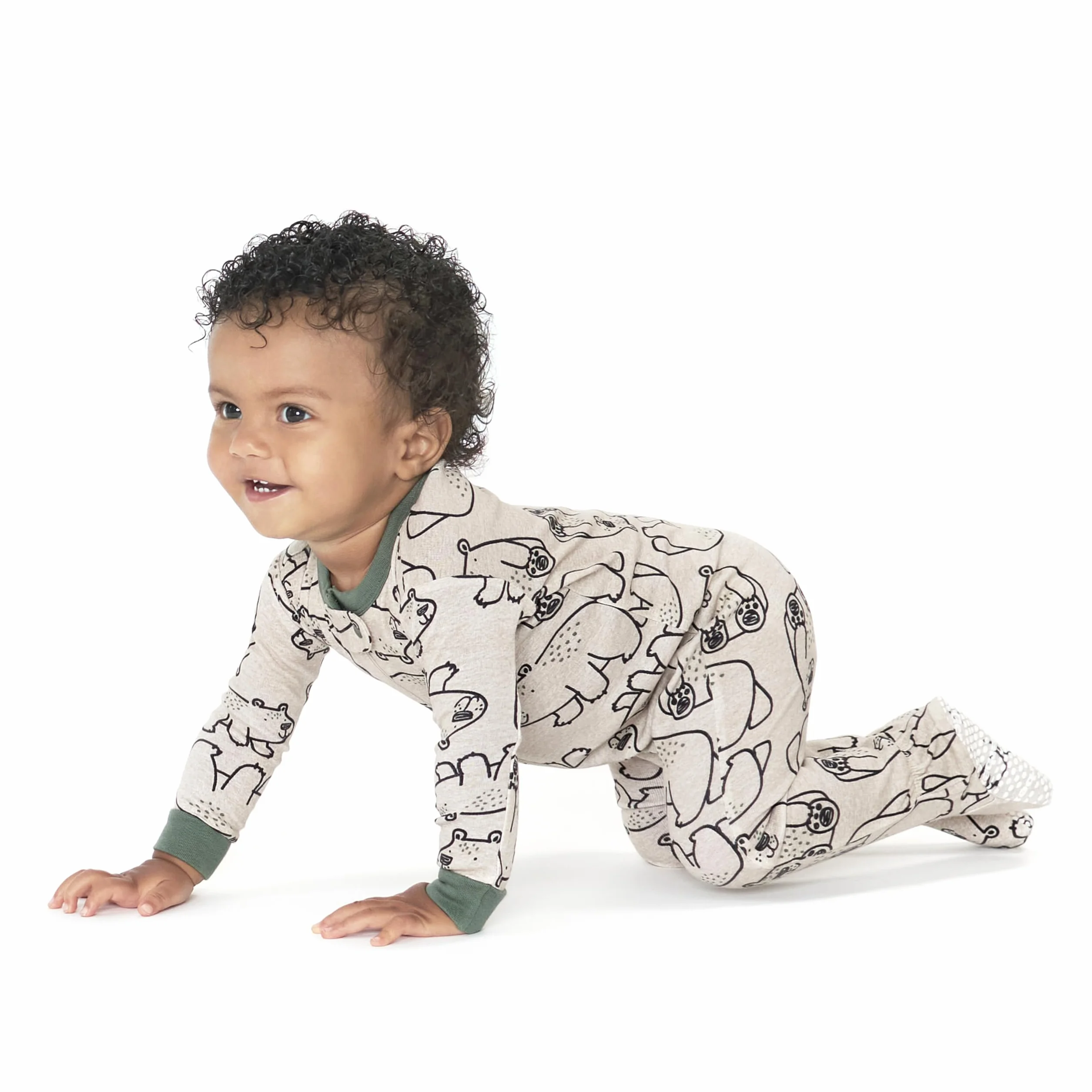 Gerber Baby-Boys 4-Pack Footed Pajamas Pantoufles pour bébés et Bambins