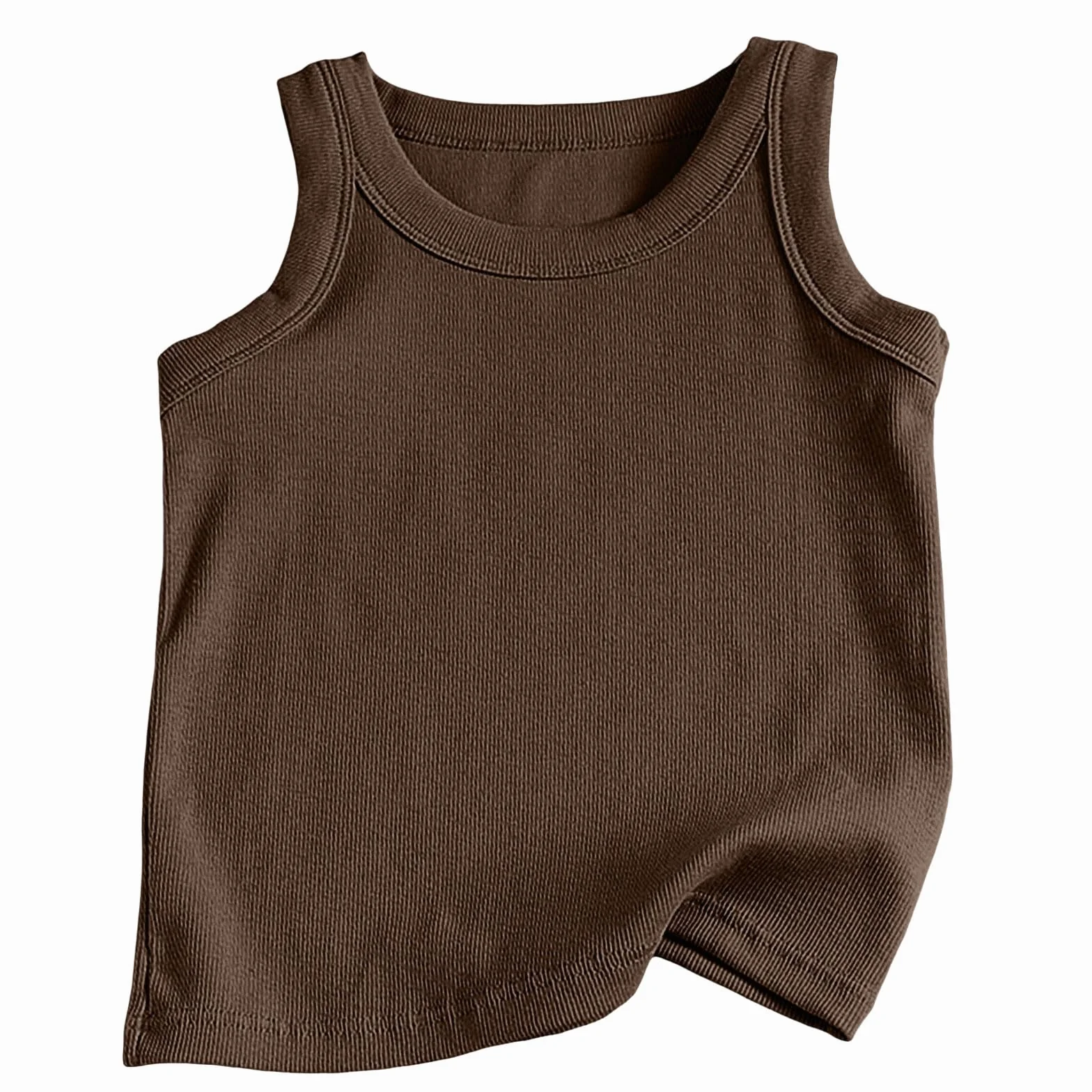 Débardeur élégant pour fille T-shirt classique haut décontracté enfants confortable