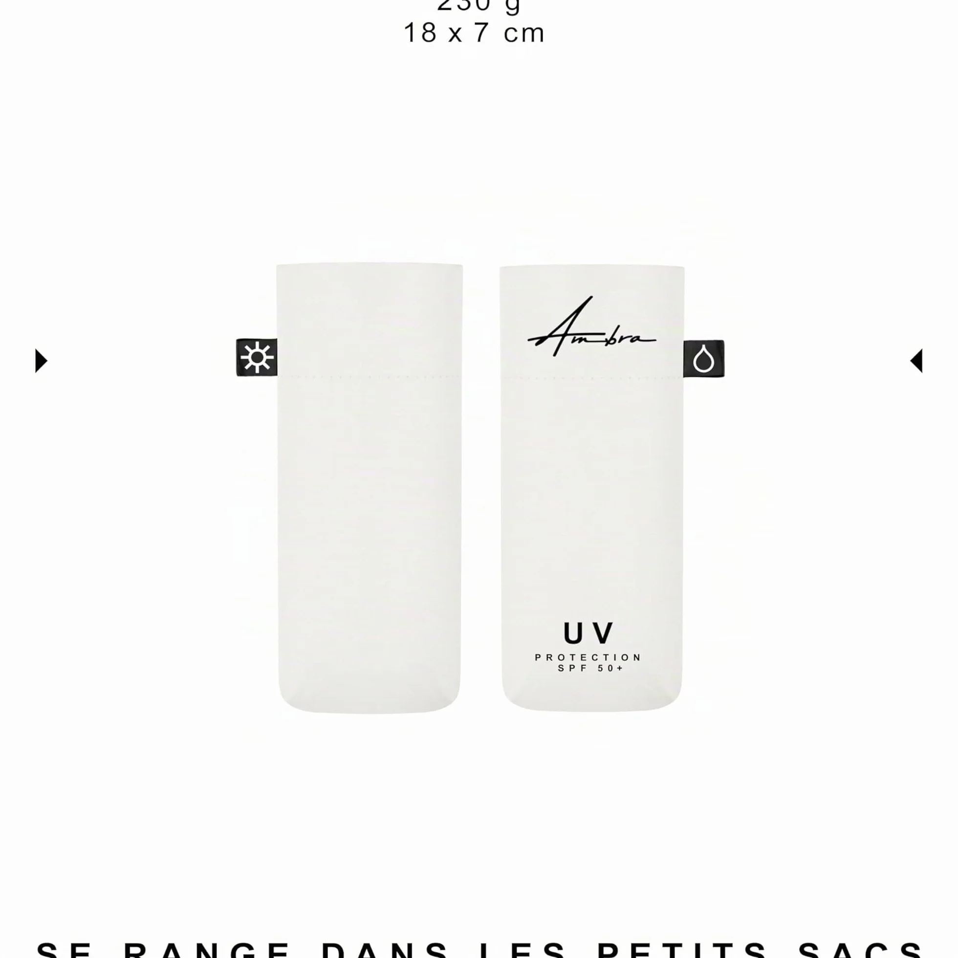 Parapluie pliant compact anti UV pour femmes hommes