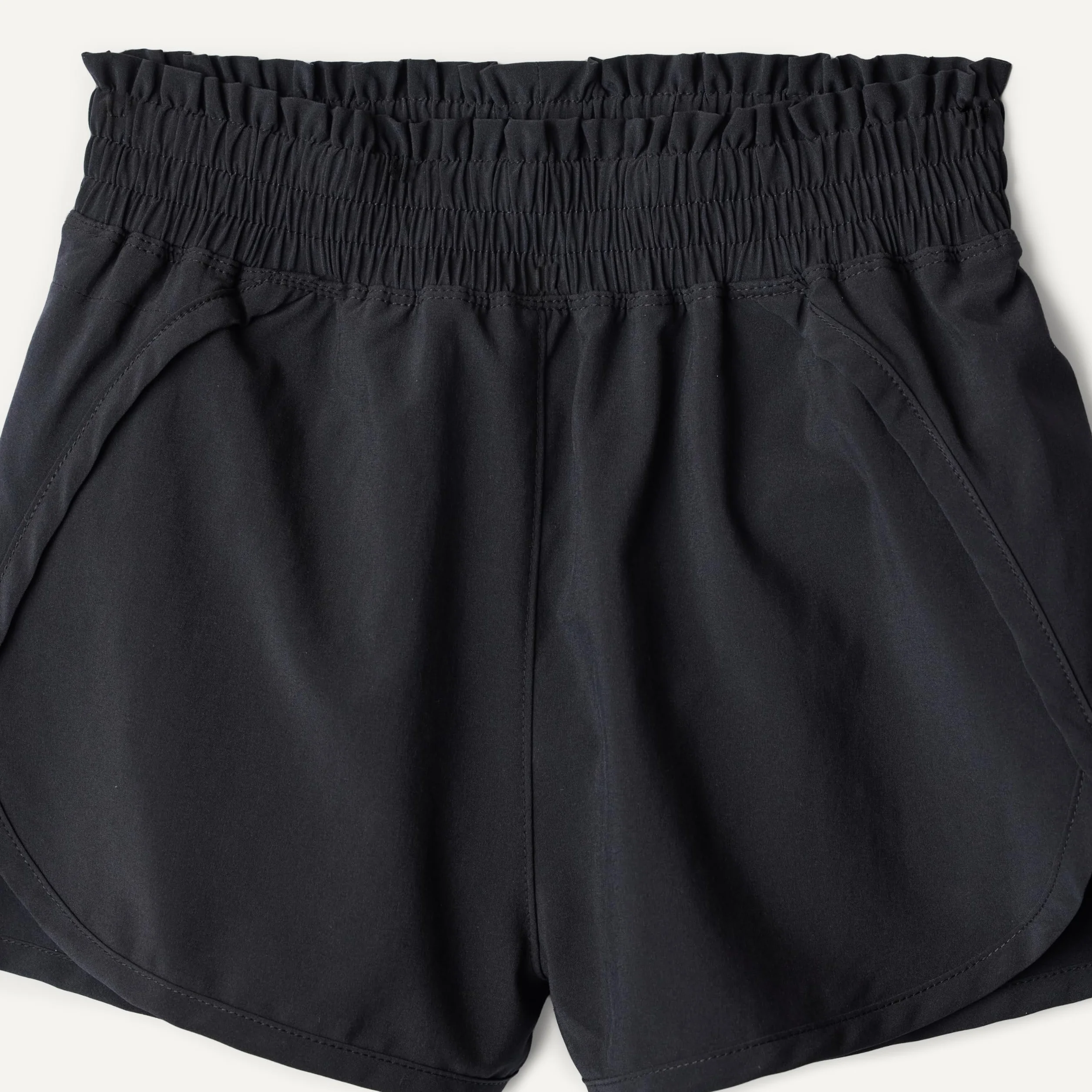 Amazon Essentials Short de Sport Taille Haute Fille Tissu Extensible Ceinture Élastique