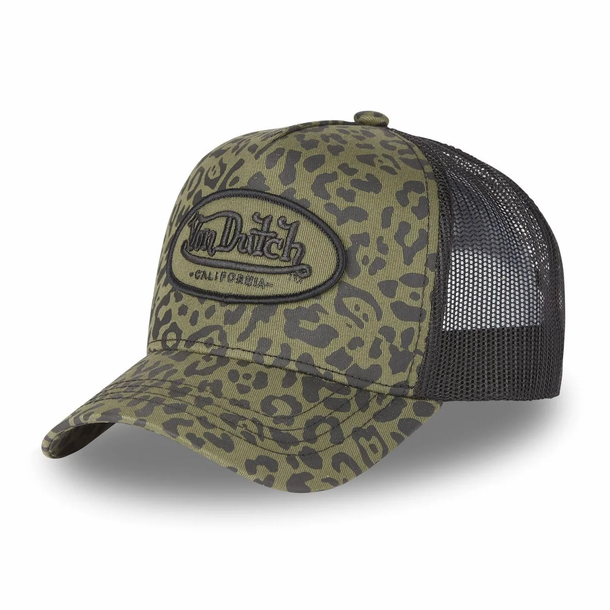 Von Dutch Casquette Homme Femme Ajustable Trucker Originale Noir Vert TU