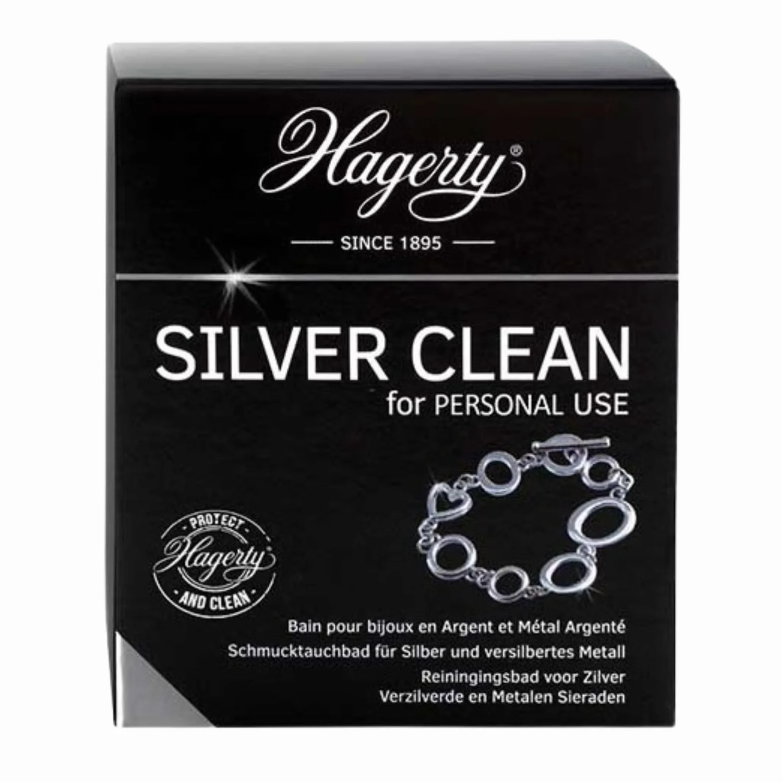Hagerty Bain Nettoyage Instantané Bijou Argent et Métal Argenté 170ml