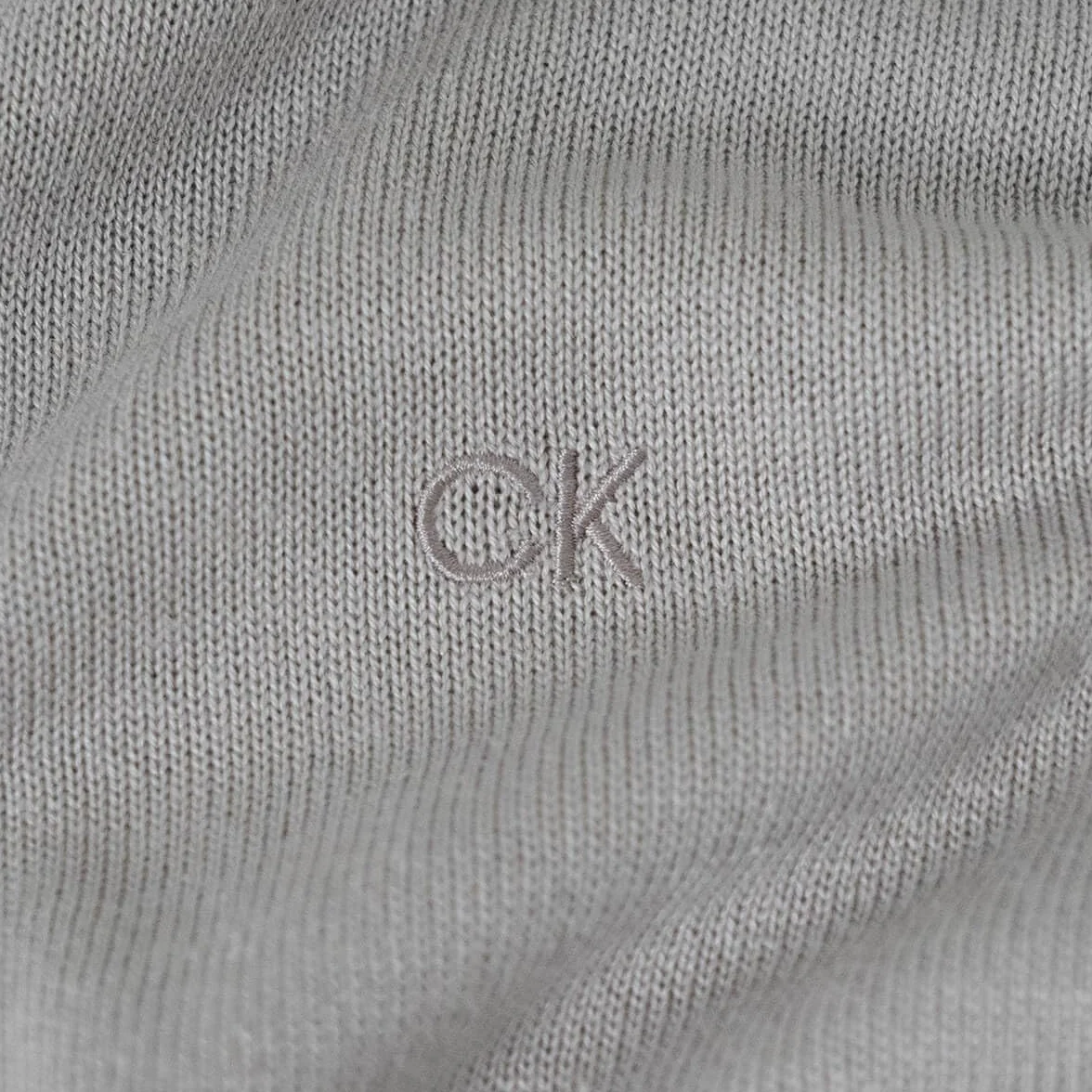 Calvin Klein Pull à col en V en Coton Doux pour Homme