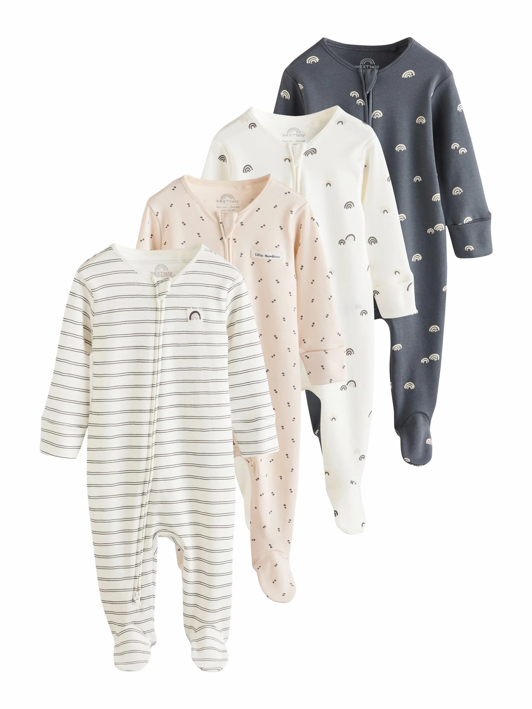 NEXT Bébé Dors-Bien à Zip Double Sens Lot de 4 (0 à 2 Ans)