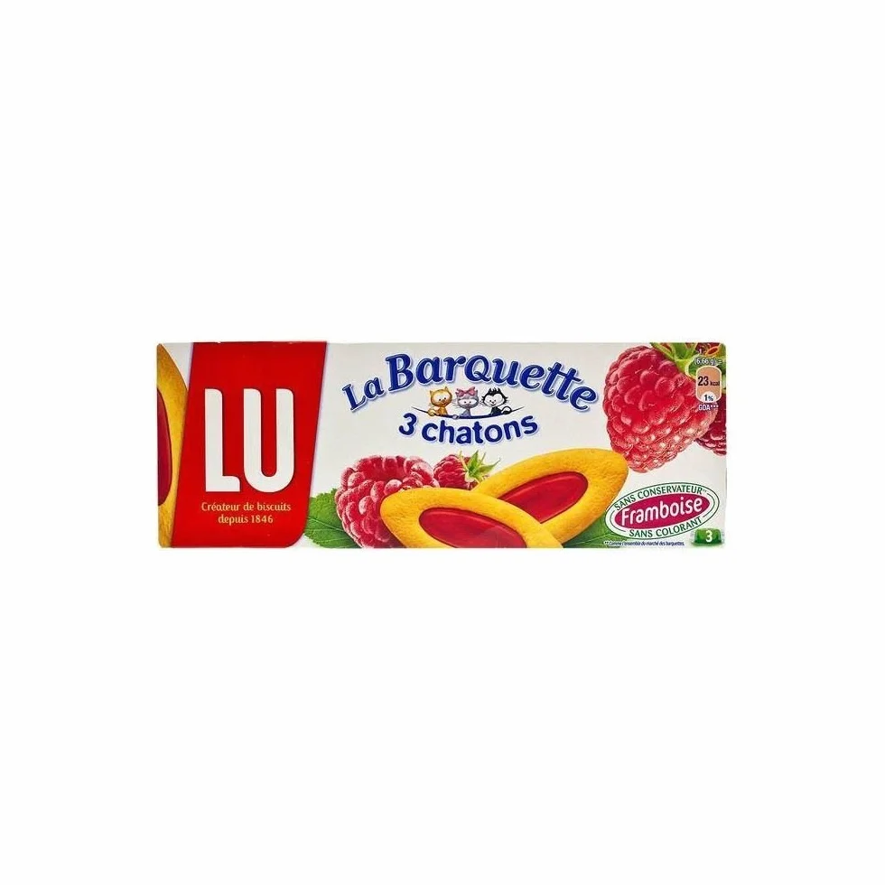 Lu Framboise Barquette (120g) - Paquet de 6