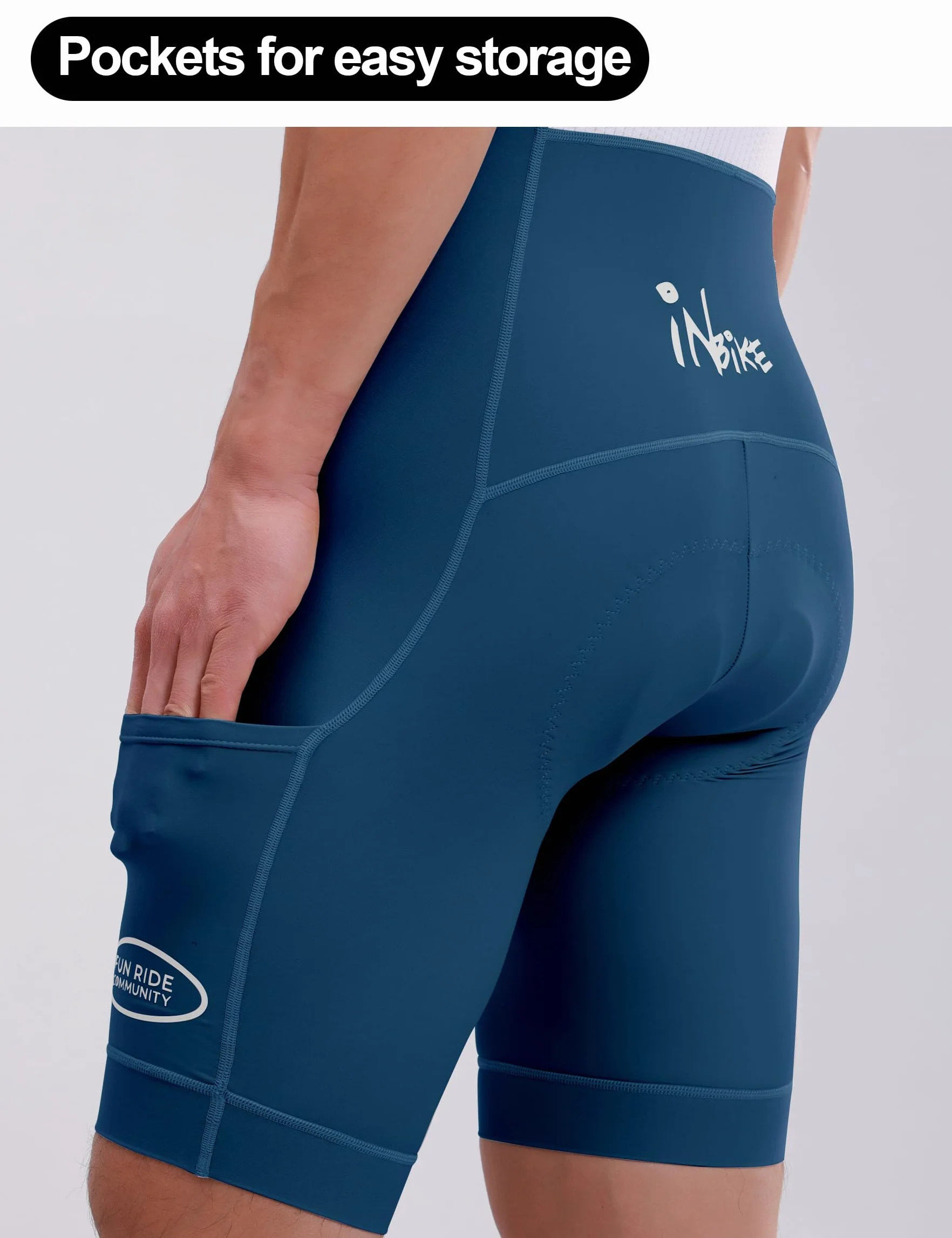 INBIKE Cuissard de Cyclisme d'été pour Homme Séchage Rapide Respirant
