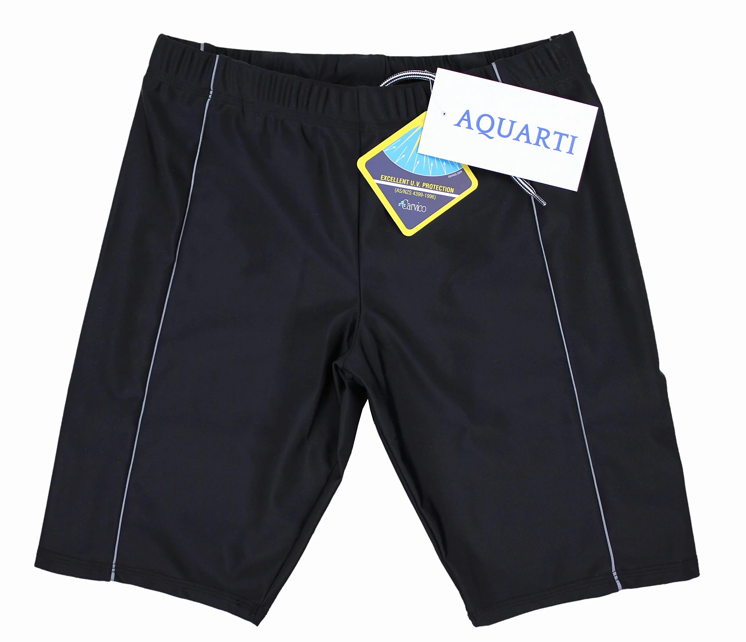 Aquarti Maillot de Bain Sport Long Boxer Homme Jammer