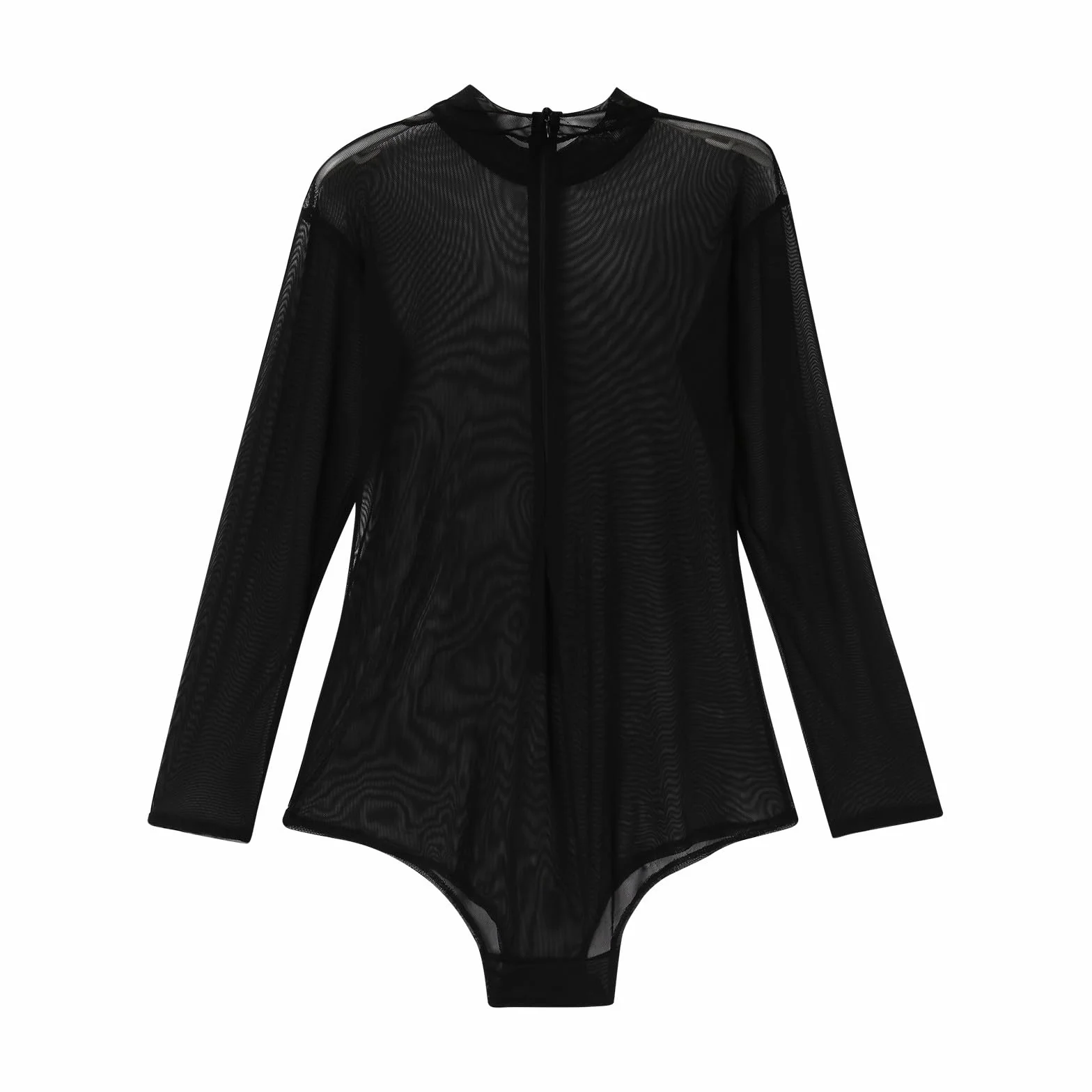 Robe de maternité en dentelle noir manches longues transparente pour femme enceinte