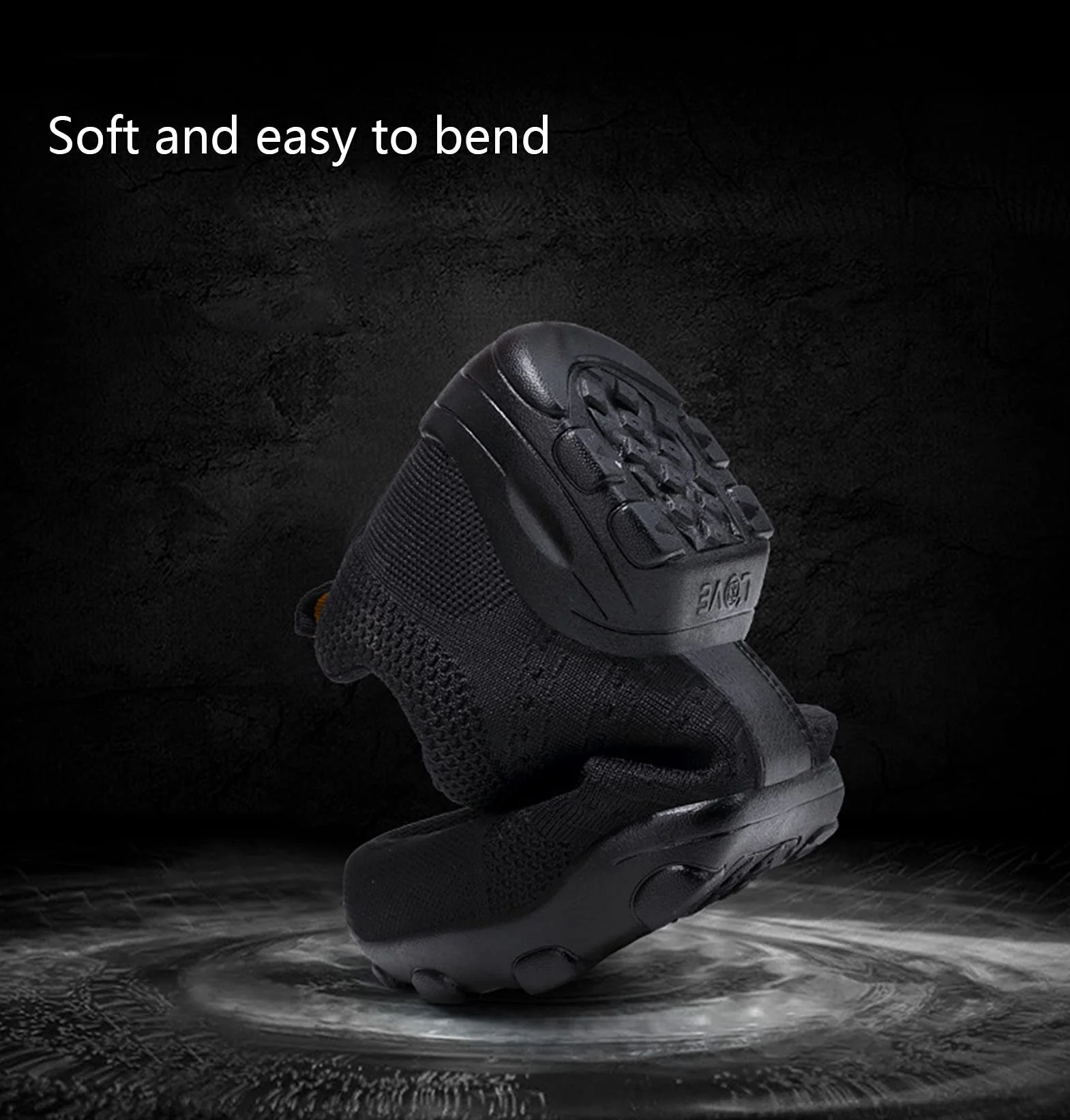 Adulte Chaussures De Danse Hommes Treillis Tissé Souple Fitness 44 Noir