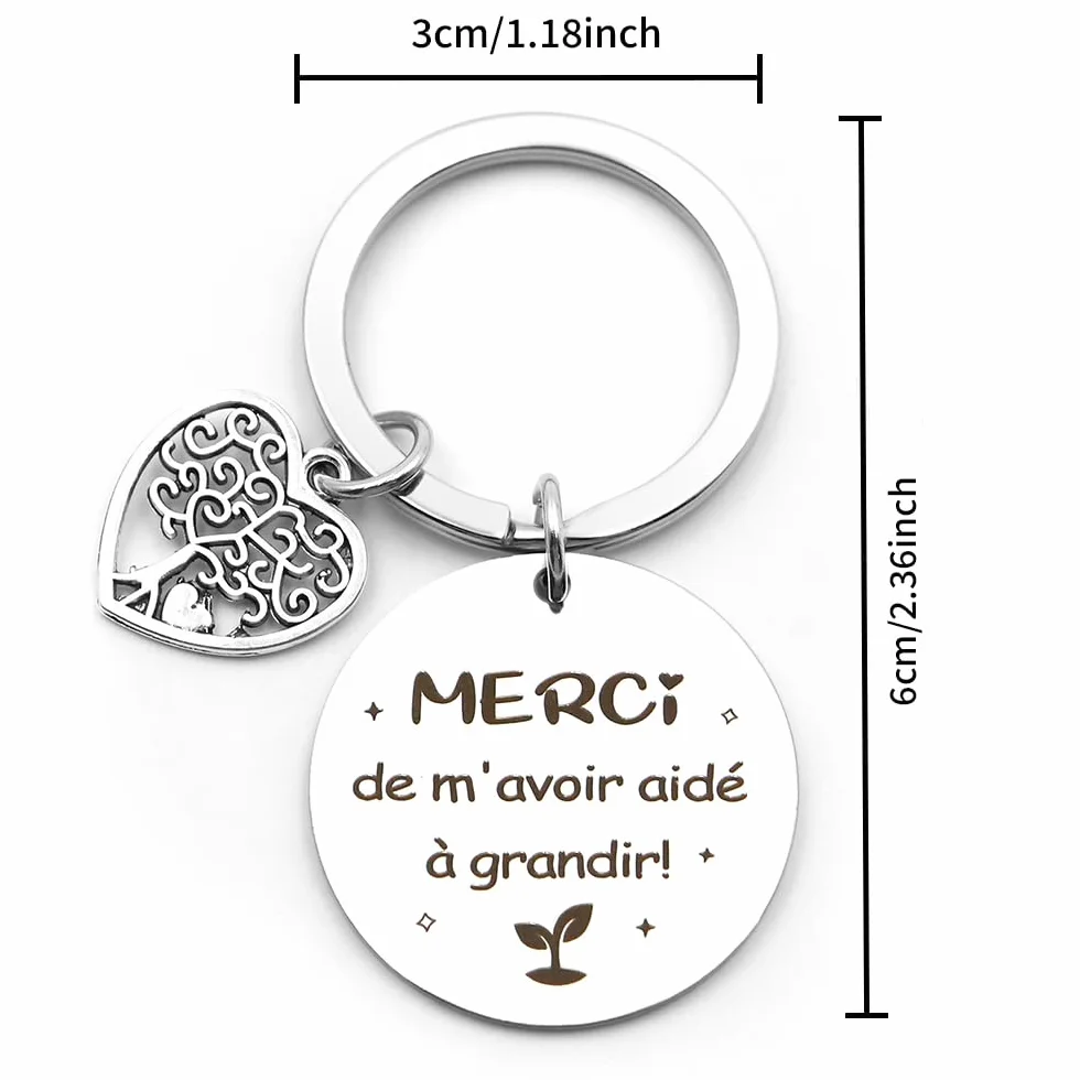 Porte Clef Cadeau Maitresse D'école Merci Professeur Nounou Atsem Fin D'année