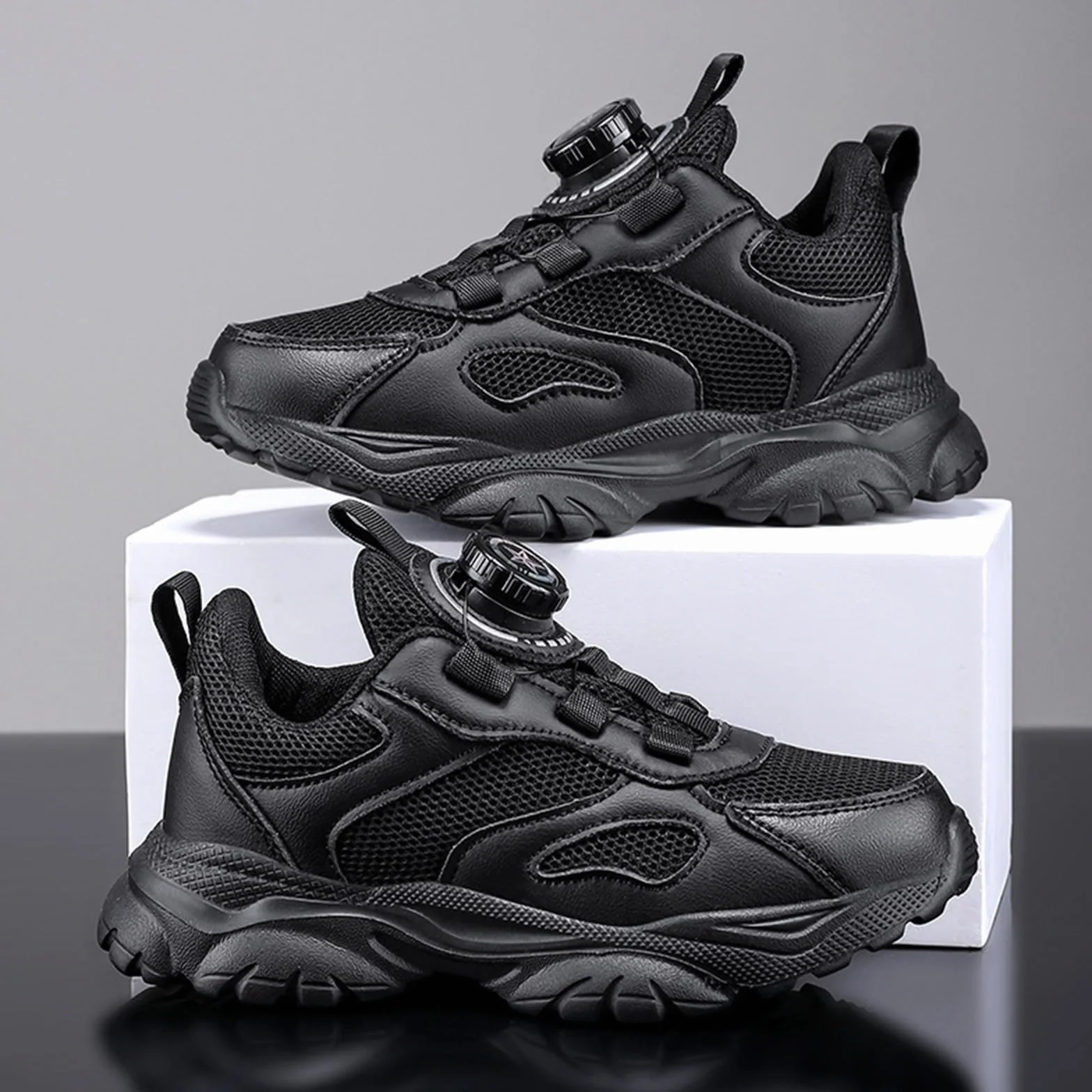 Chaussures de sport pour enfants sans lacets - Respirantes Antidérapantes