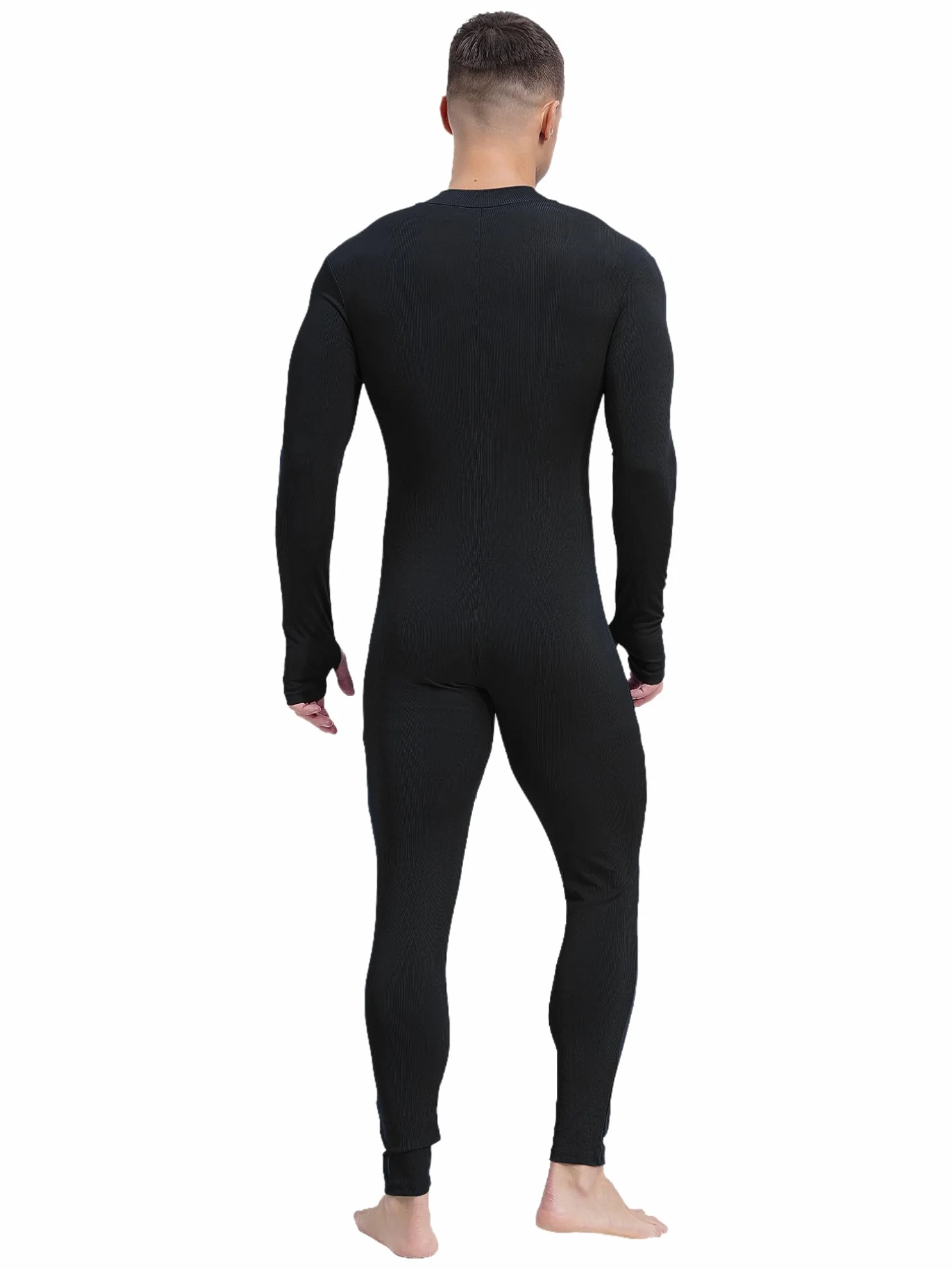 Justaucorps Danse Manches Longues Unitard Combinaison Gymnastique Maillot de Corps Sport Fitness Body Gym