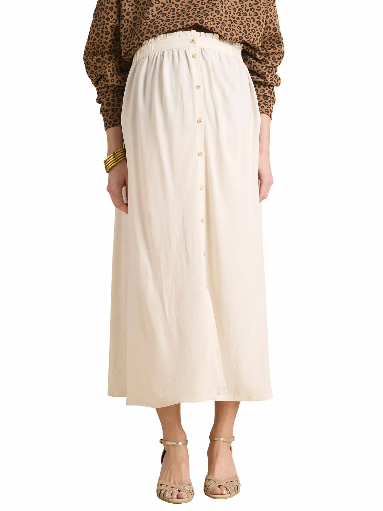 ENVIE DE FRAISE Jupe Longue Grossesse Viscose Lin
