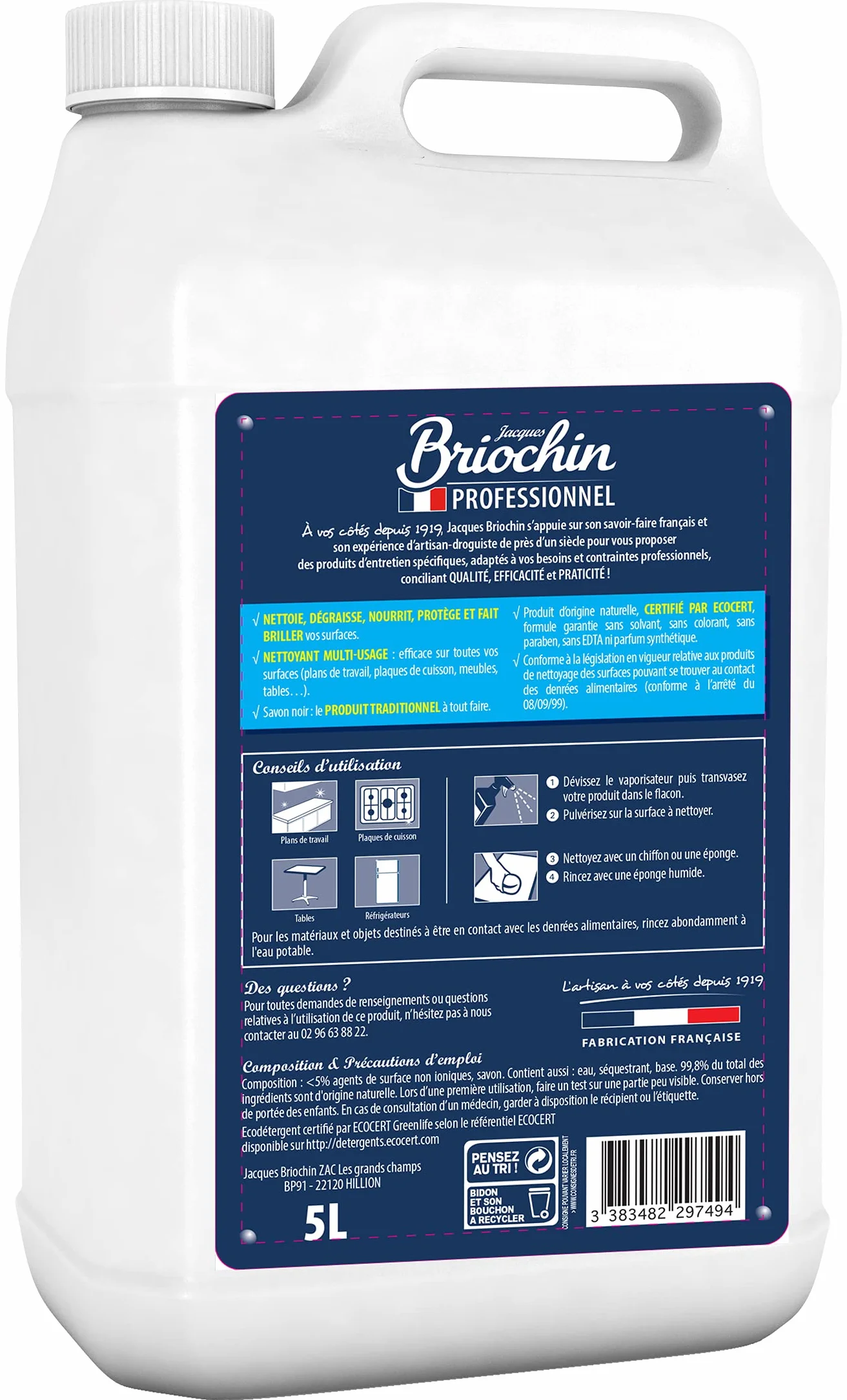 Le savon noir Briochin Pro 5L