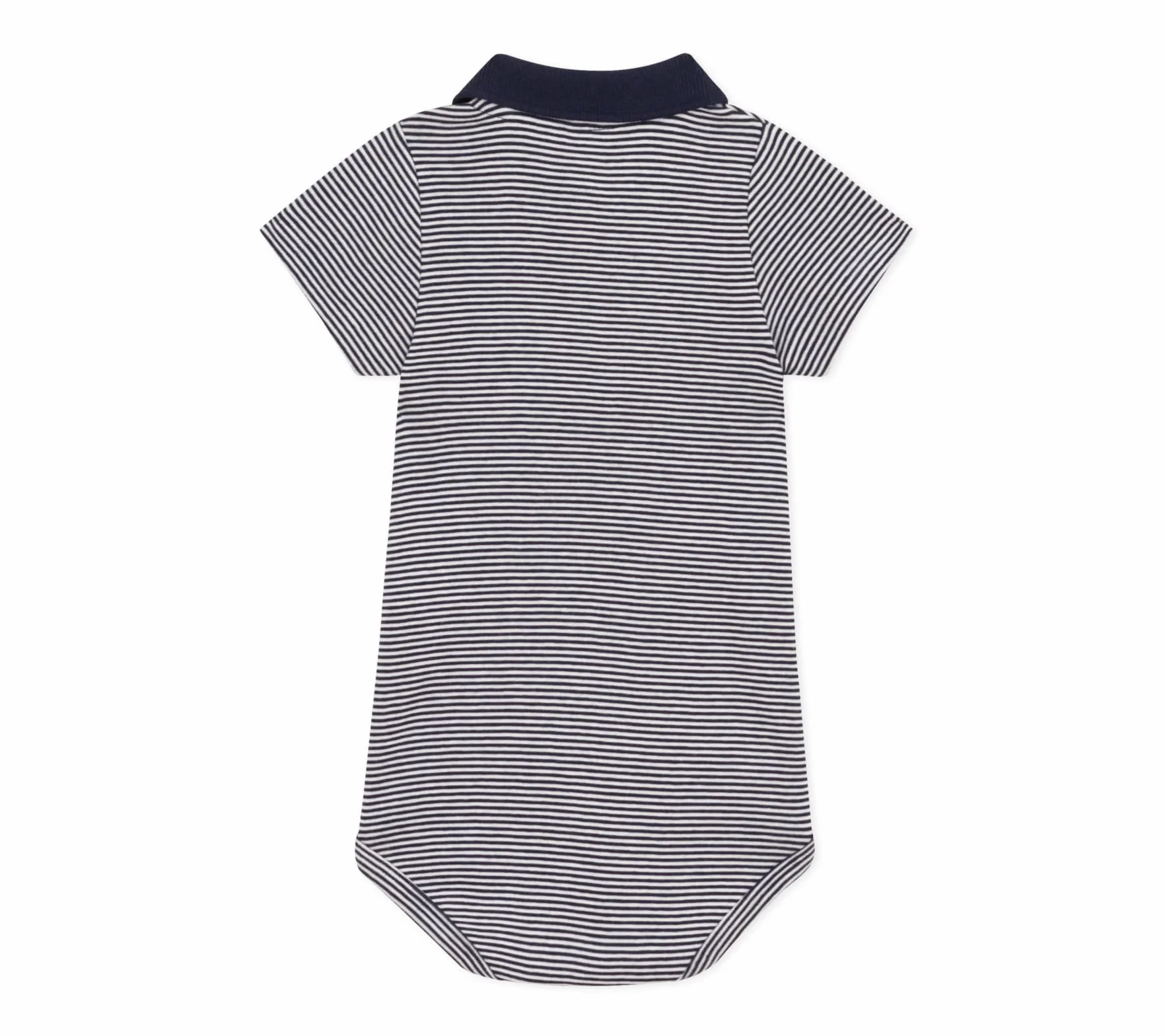 Petit Bateau Body Manches Courtes Col Polo Bébé Garçon Lot de 1