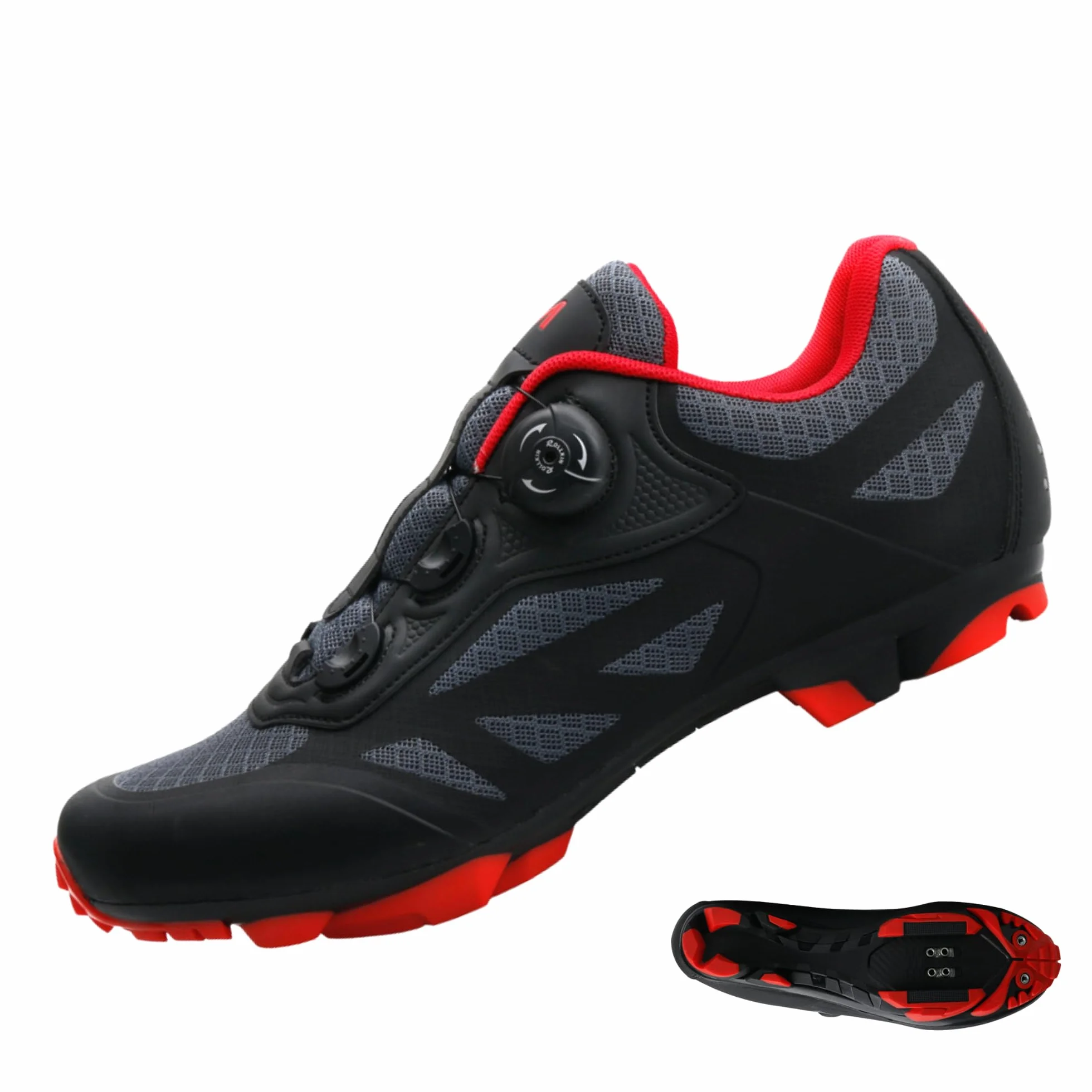 Msport Chaussures Cyclisme VTT Professionnel Respirant Antidérapant Compatible SPD