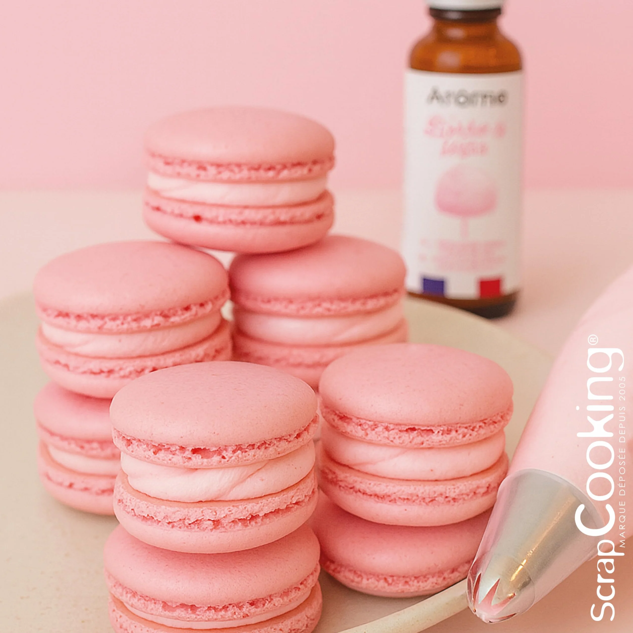 ScrapCooking - Arôme Liquide de Barbe à Papa 40 ml - Arôme Alimentaire pour Pâtisseries, Gâteaux, Biscuits, Cakes, Macarons, Glaces, Smoothies, Bonbons & Confiseries - 4386