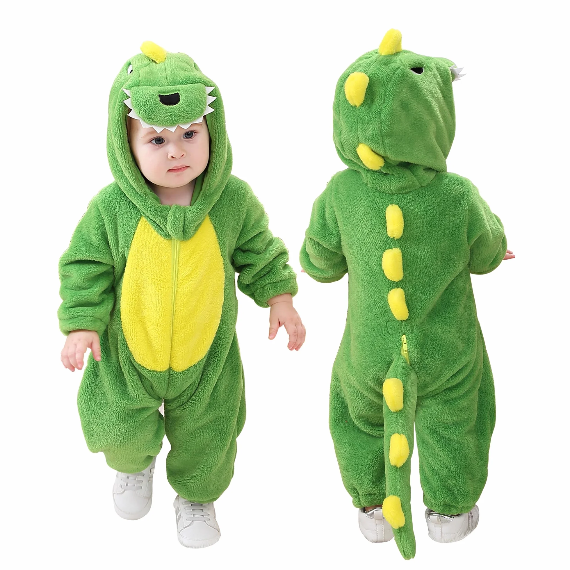 Combinaison pyjama bébé enfant flanelle animaux déguisement Halloween