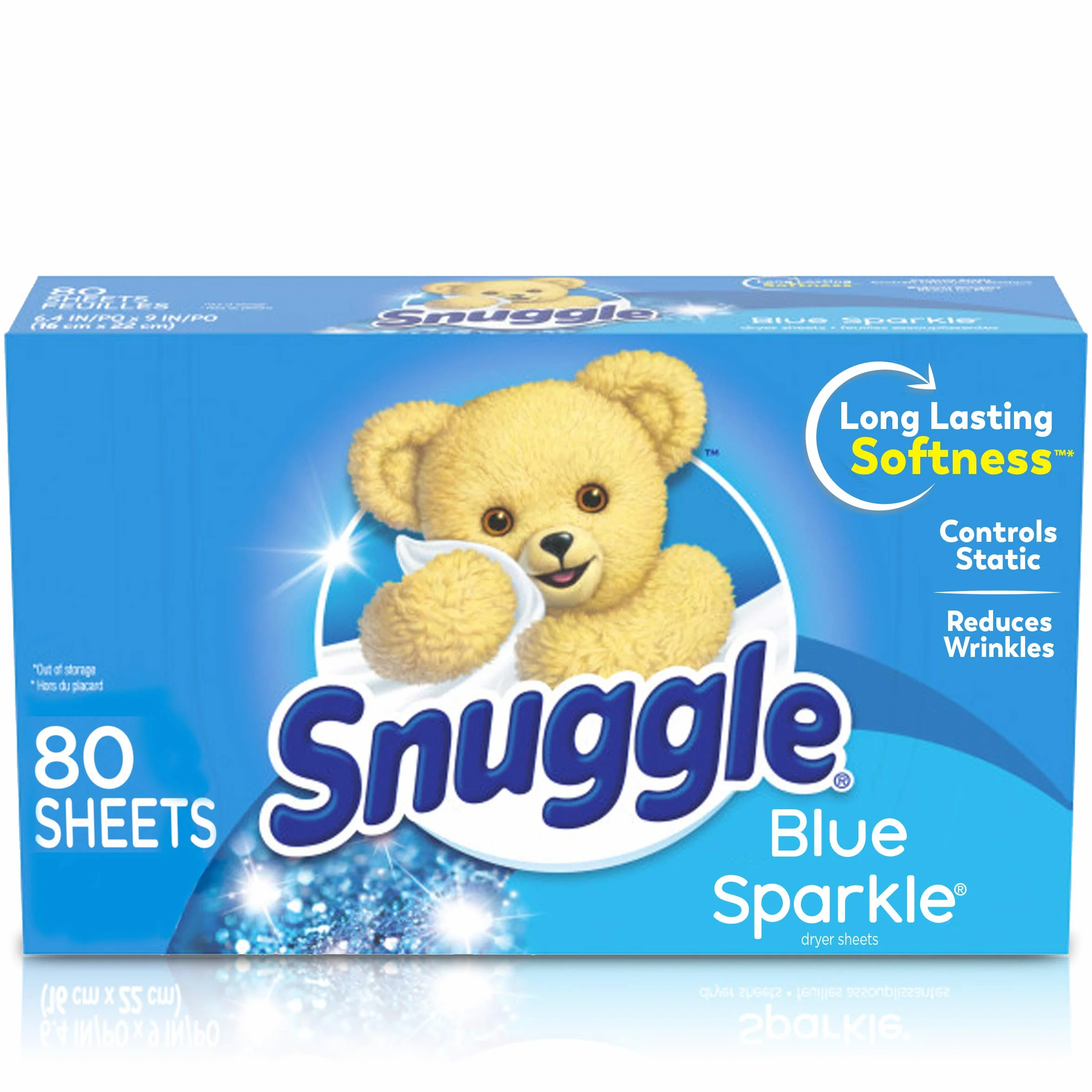 Snuggle - Serviettes Aromatiques pour Sèche-Linge, Blue Sparkle - 80 Comptages - Frais