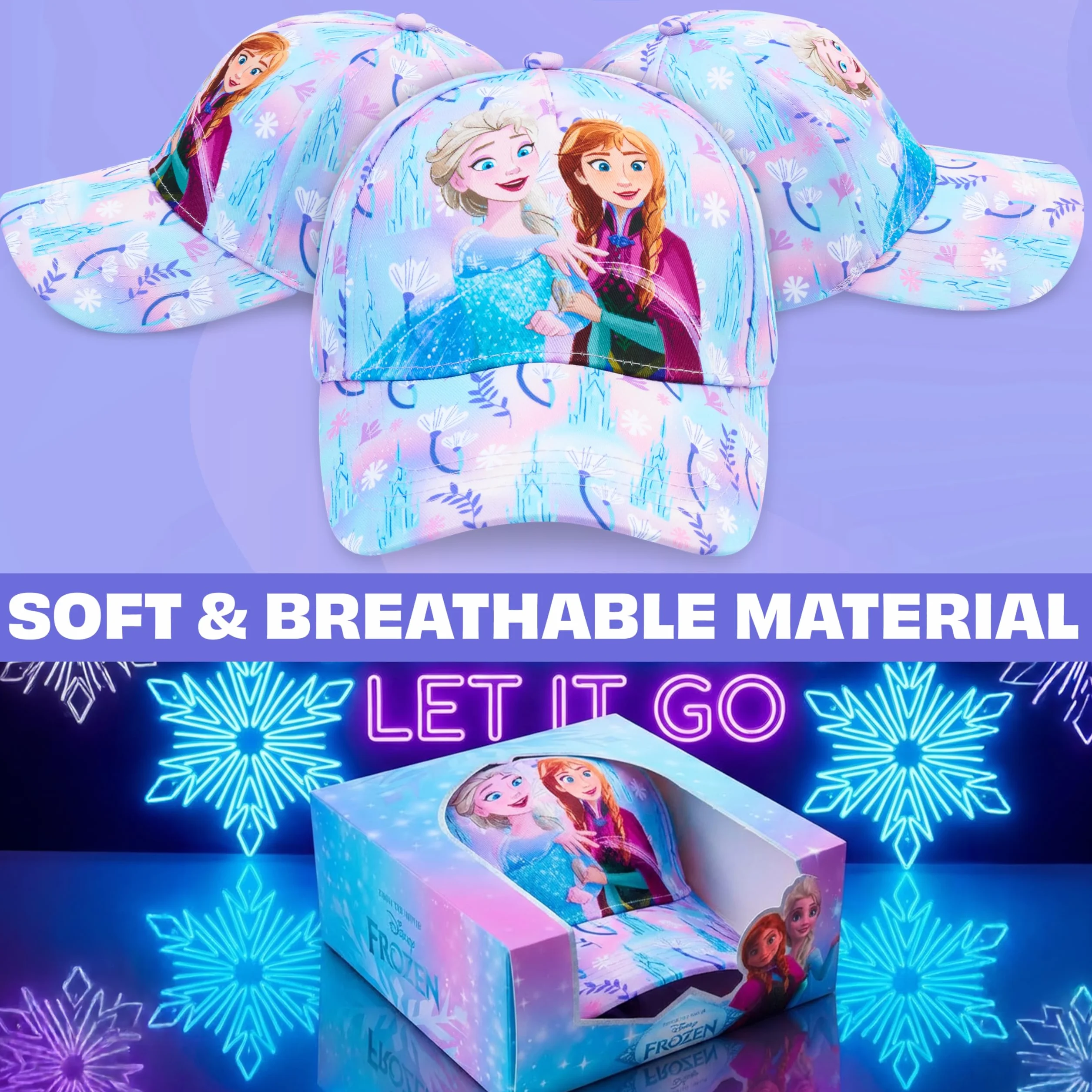Casquette Fille Disney Princesse Pat Patrouille Reine des Neiges Minnie Mouse Lunettes de Soleil Chouchou Set