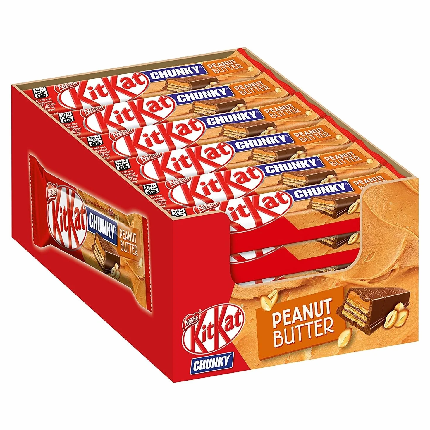 Nestlé Kitkat Chunky Peanut Butter 42g - Lot de 24