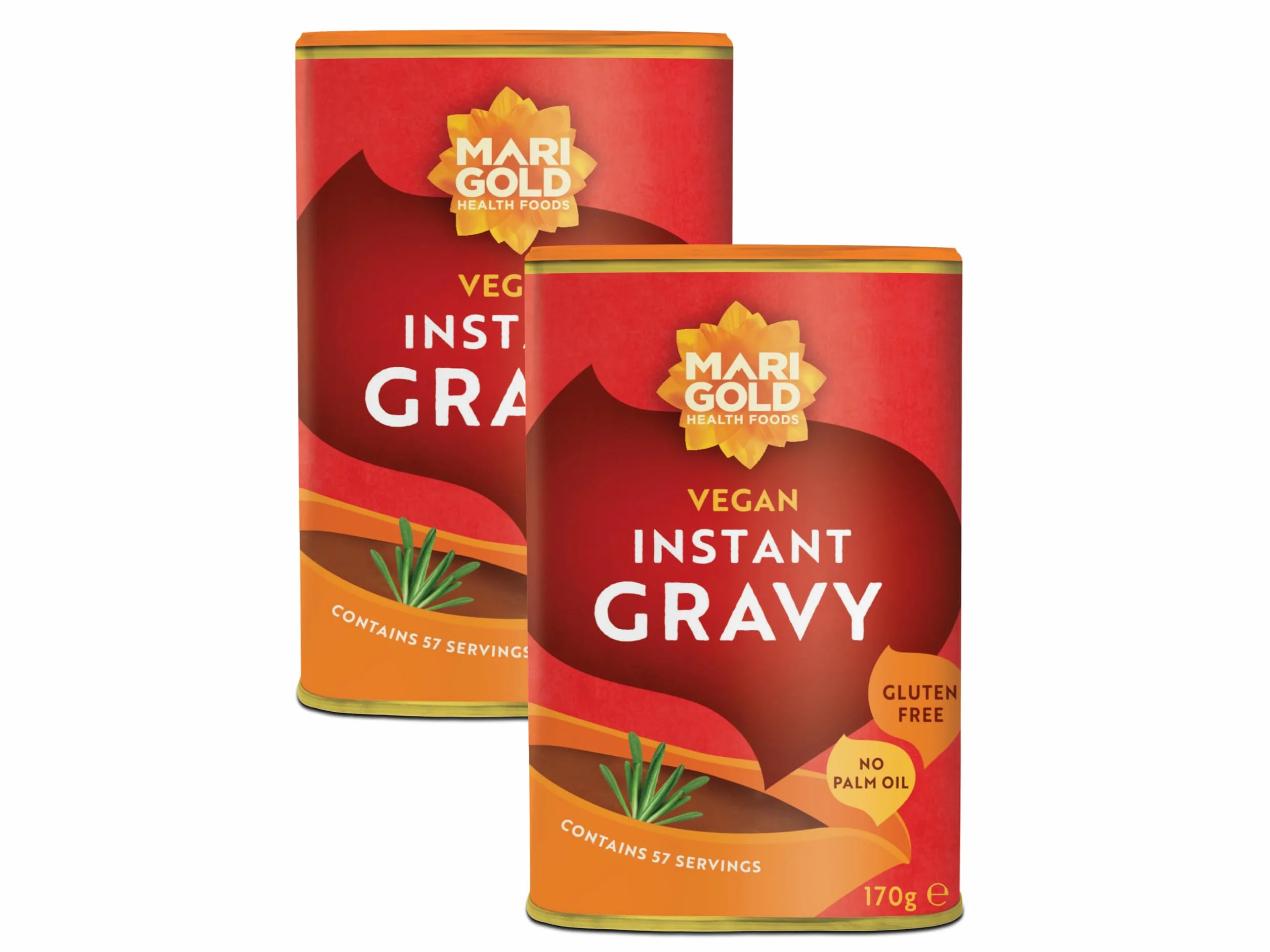 Marigold Health Foods Granules de sauce instantanée végétalienne - Sans gluten ni MSG - 170 g (paquet de 2)