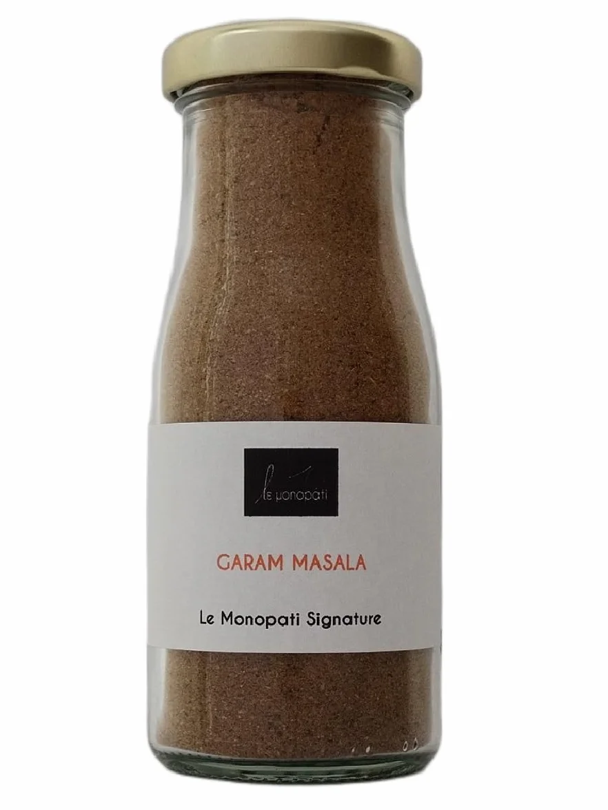 Garam Masala en poudre 80g | Le Monopati Signature | Mélange d’Épices 100% Naturel | Pour Cuisine Authentique, Currys, Marinades et Plats Épicés