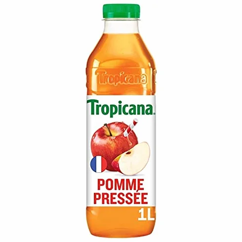 TROPICANA - Pure Premium Pomme Pressee 1L - Lot De 4 - Offre Special