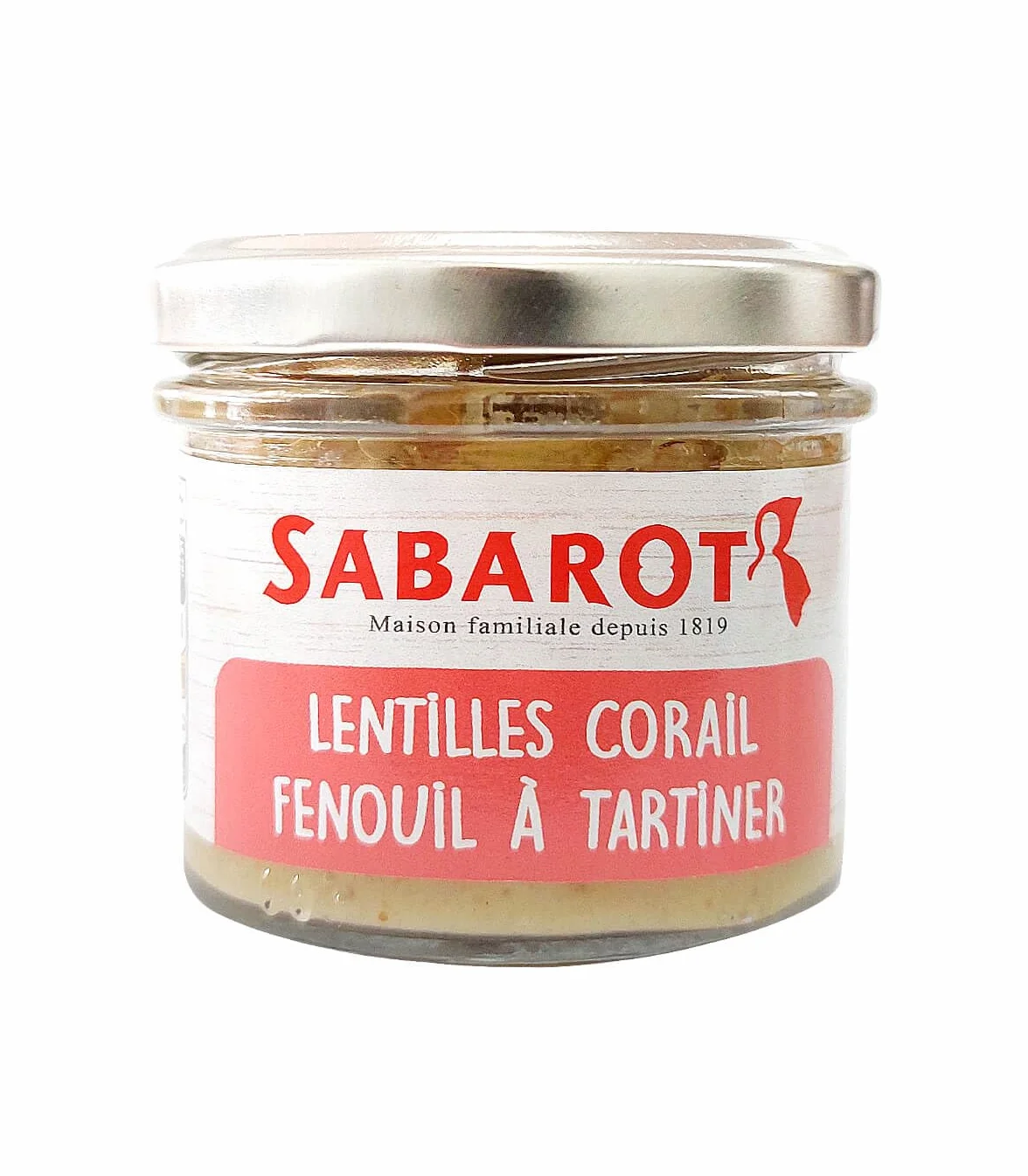 Sabarot - Tartinade Lentilles corail/Fenouil 105g