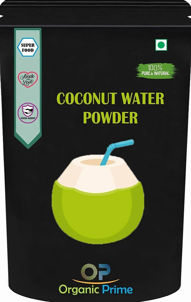 QRA Organic Prime Poudre d'eau de noix de coco bio | Secs, sans sucres ajoutés et conservateurs – 500 g