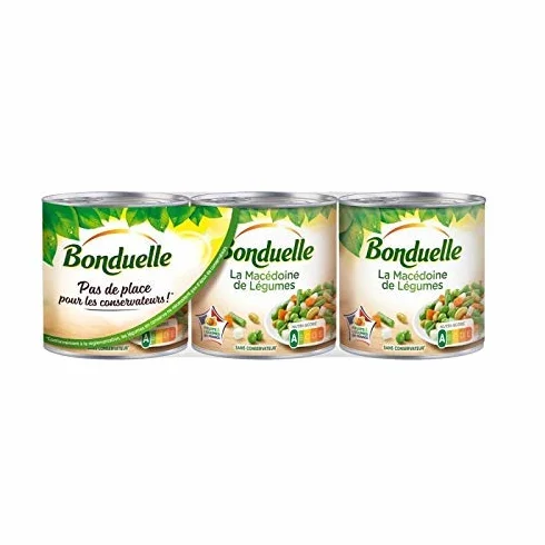 BONDUELLE - Macédoine 1/4 Lotx3 390G - Lot De 3 - meilleure offre