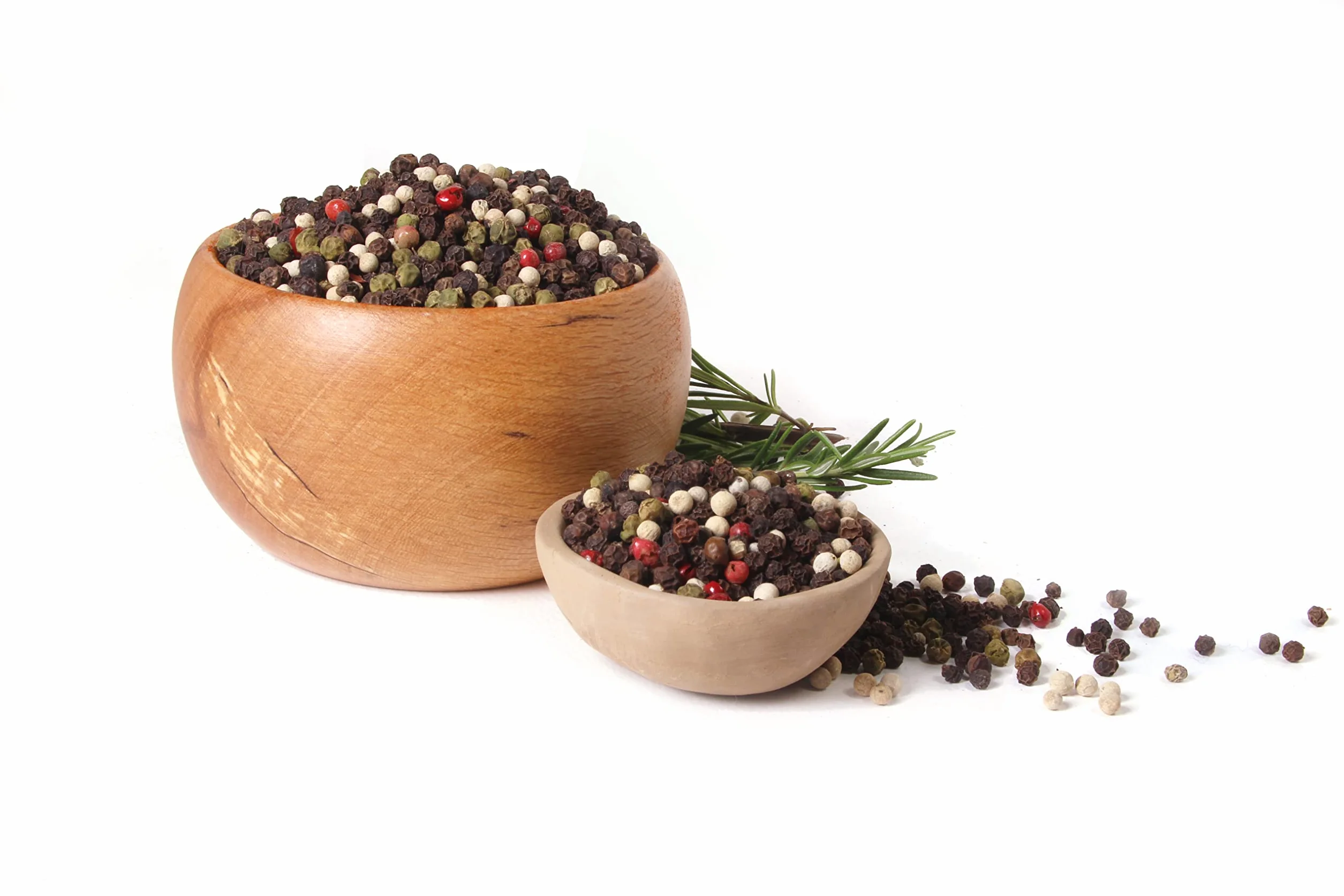 Minotaur Spices | Poivre coloré entier | 2 x 500 g (1 kg) | Poivre à 4 baies mélange de grains noirs, blancs, verts et roses