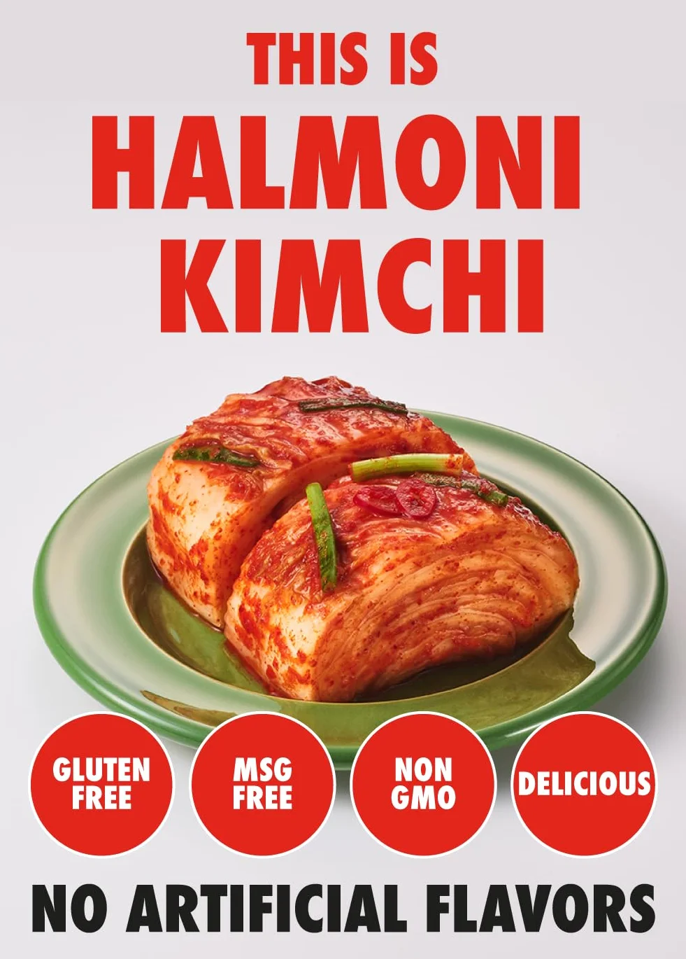 [Korean Street] Halmoni Kimchi en Conserve (160g x 12) – Kimchi Traditionnel Coréen, Sans MSG ni Conservateurs Artificiels, Chou Napa Pimenté, Goût Authentique de Grand-Mère Coréenne