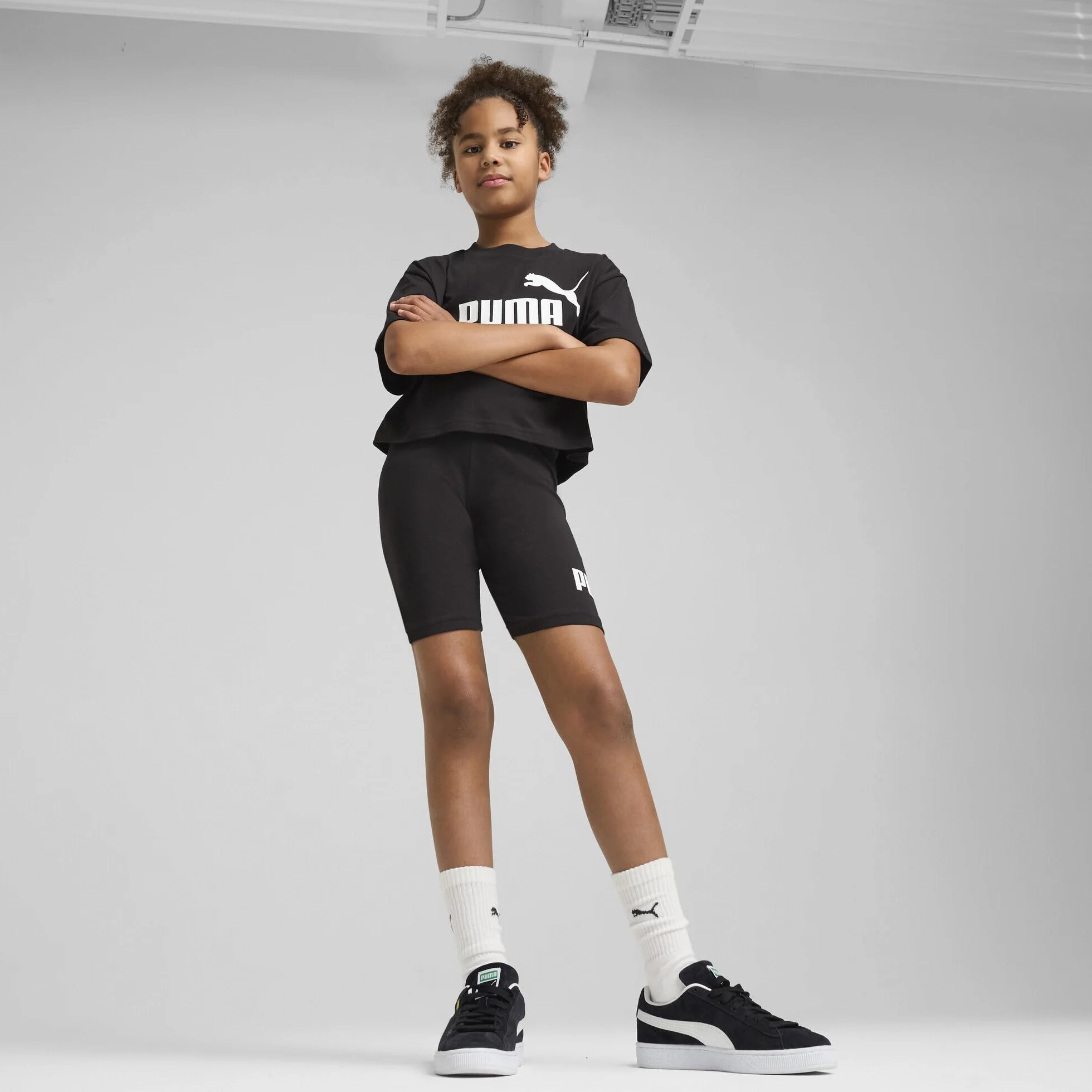 PUMA Ess No. 1 Logo Short Leggings G - Fille
