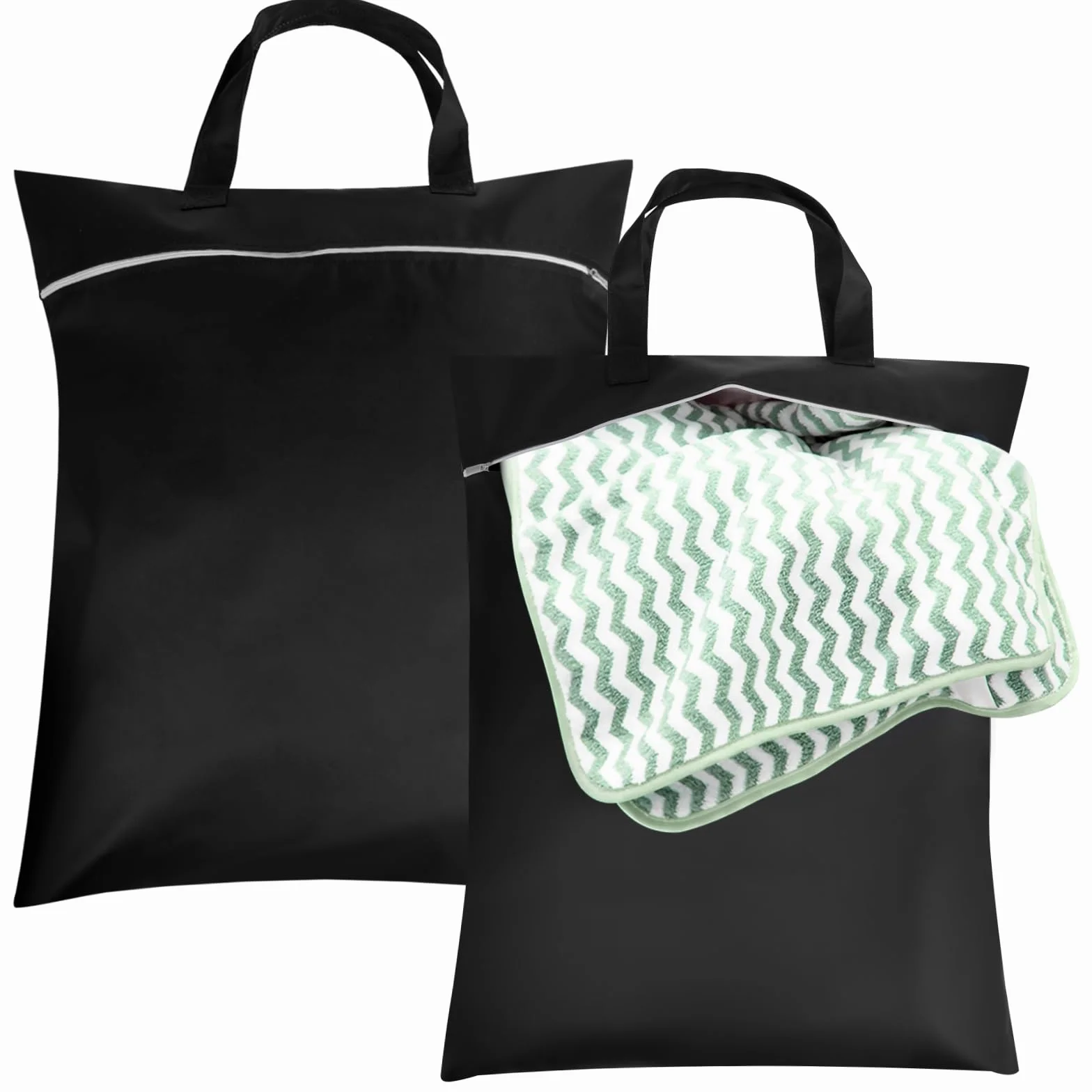 Sac a Linge Sale Voyage Impermeable 45x57 cm Pliable pour Vetements Mouilles Maillots de Bain Voyage Sport Gym