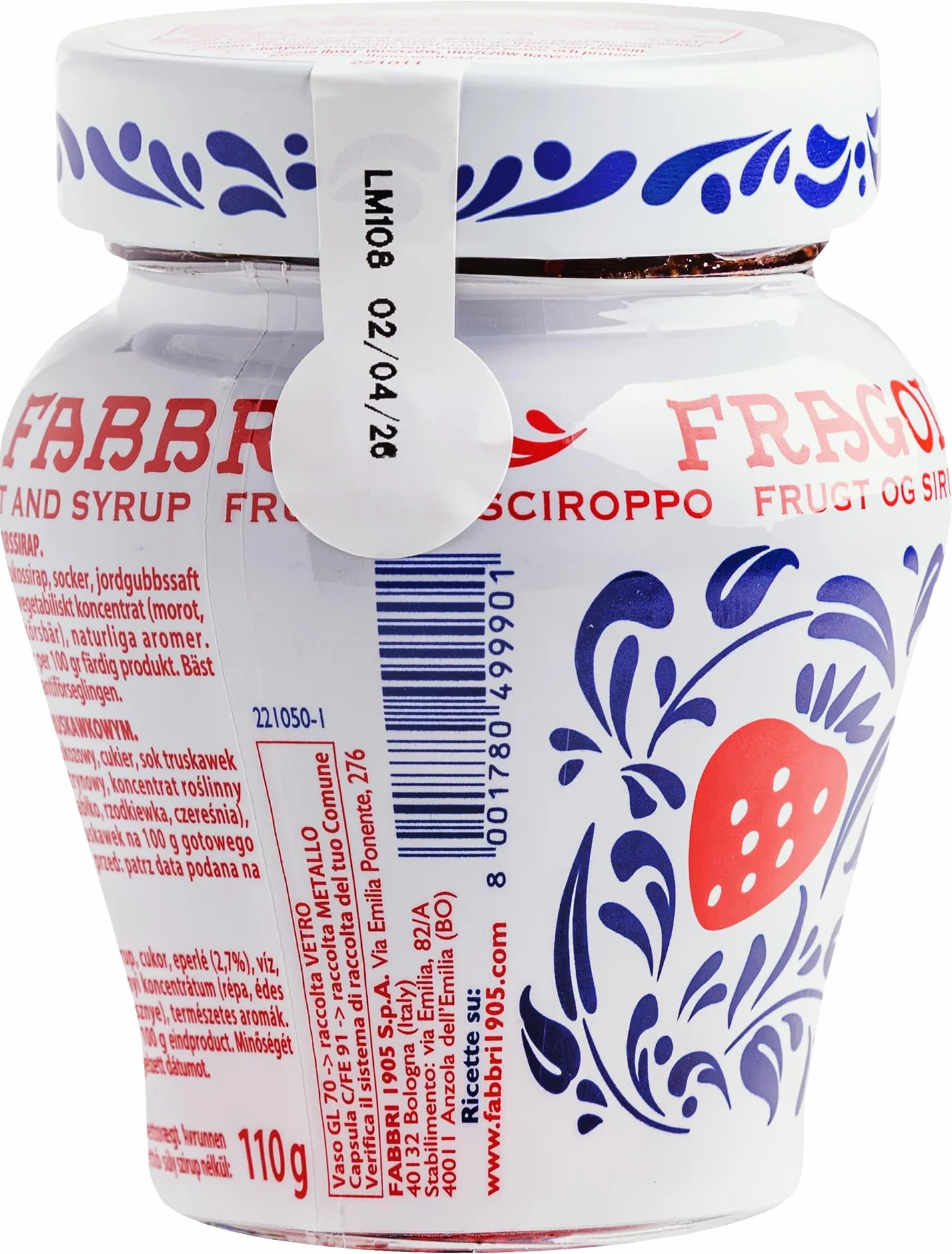 Fraise Fabbri 230 g