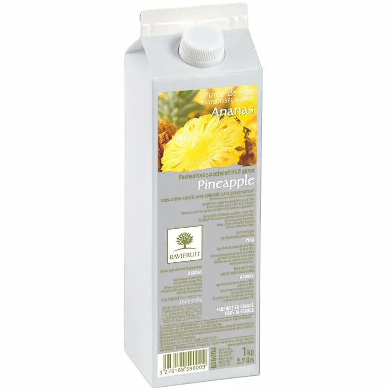Ravifruit - Purée d'ananas Ravifruit 1 kg