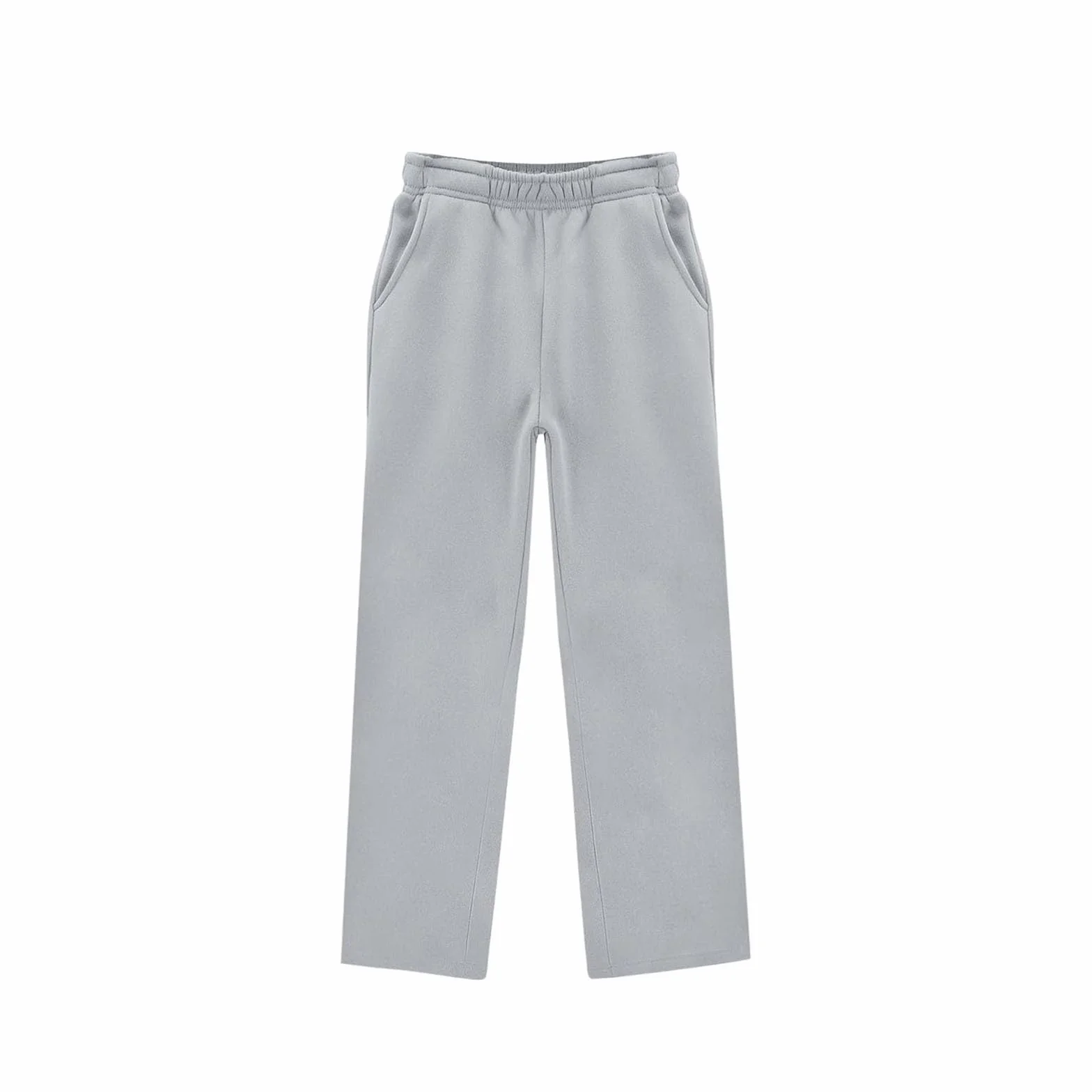 Pantalon de survêtement Ample en Coton Taille Haute élastique Jogging pour Filles Enfants Adolescents