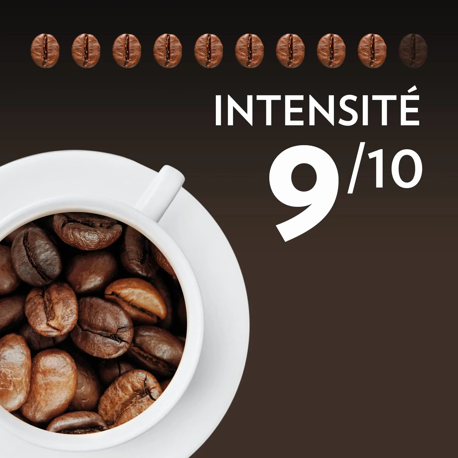 Lavazza, Espresso Maestro, Café En Grains, Avec Notes Aromatiques De Fruits Secs Et De Chocolat, 100% Biologique Et Certifié Rainforest Alliance, Intensité 9/10, Torréfaction Lente Et Douce, 1Kg