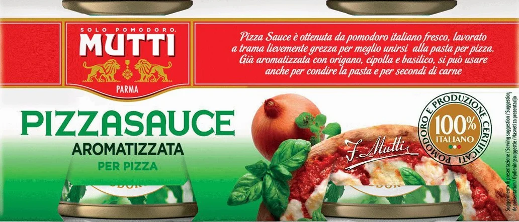 Mutti Sauce Pizza Aromatisée Conserves, 420g
