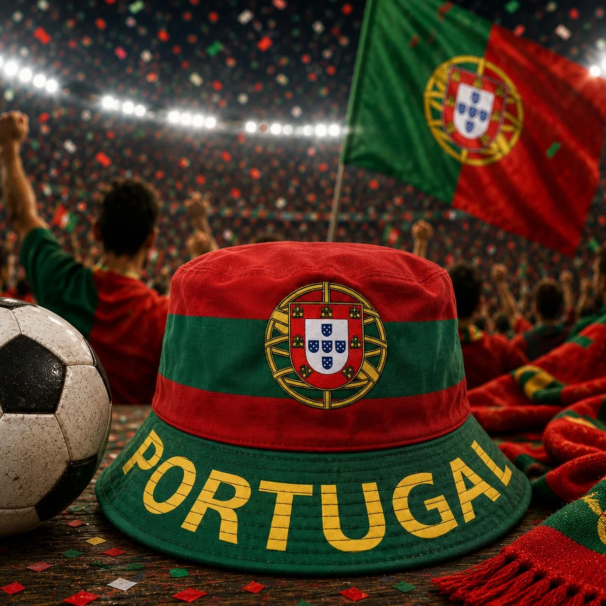 Chapeau de pêcheur unisexe design pays Coupe du Monde football streetwear été