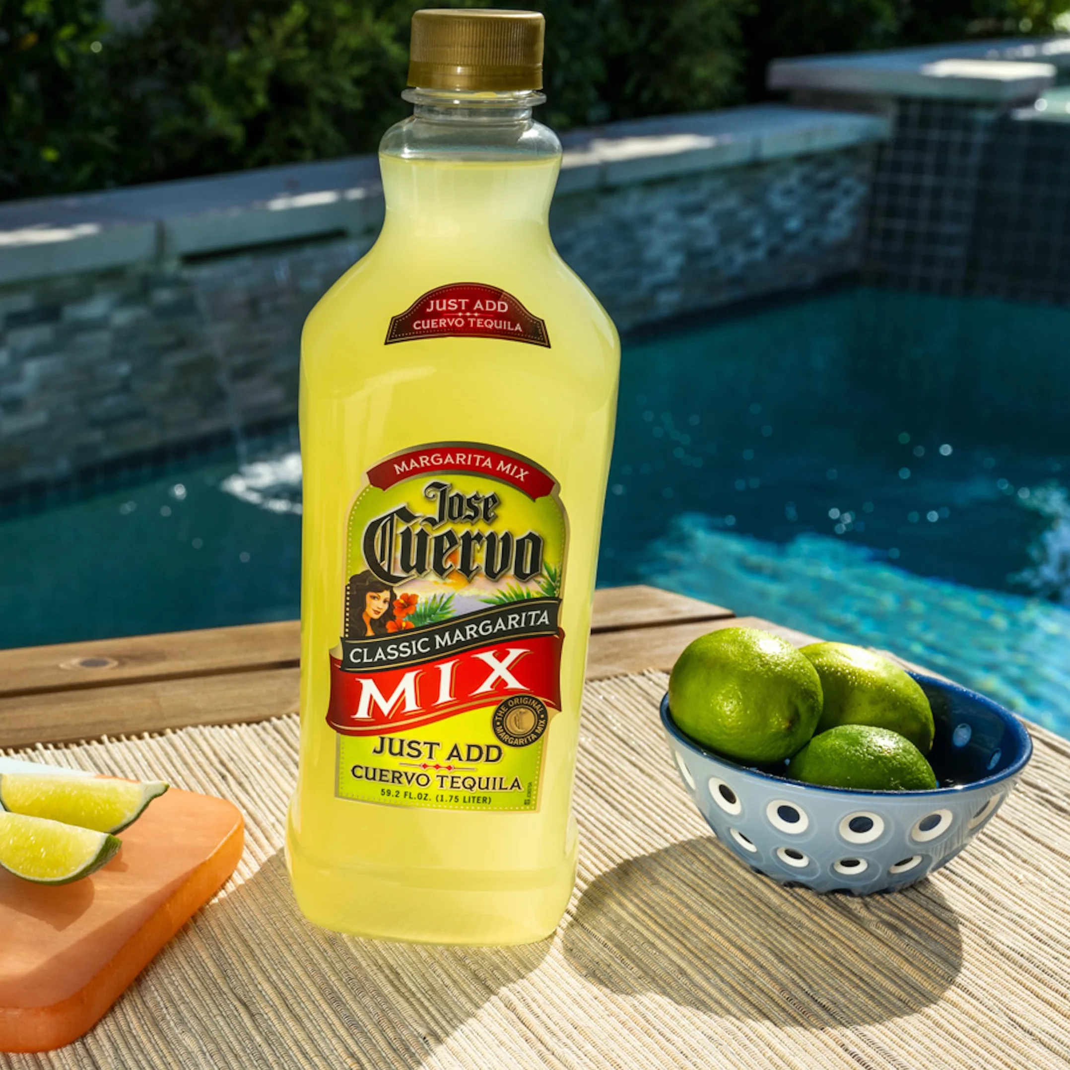 Jose Cuervo Mélange classique de margarita citron vert – 1,75 l