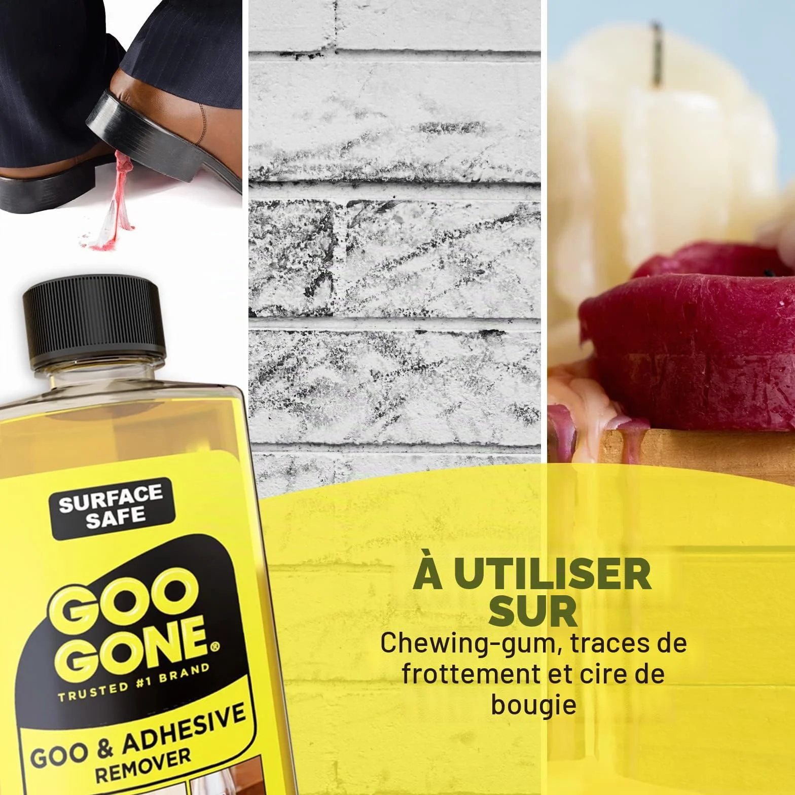 Goo a goûter mac-gg12 remover liquide de sécurité de surface d'origine, jaune