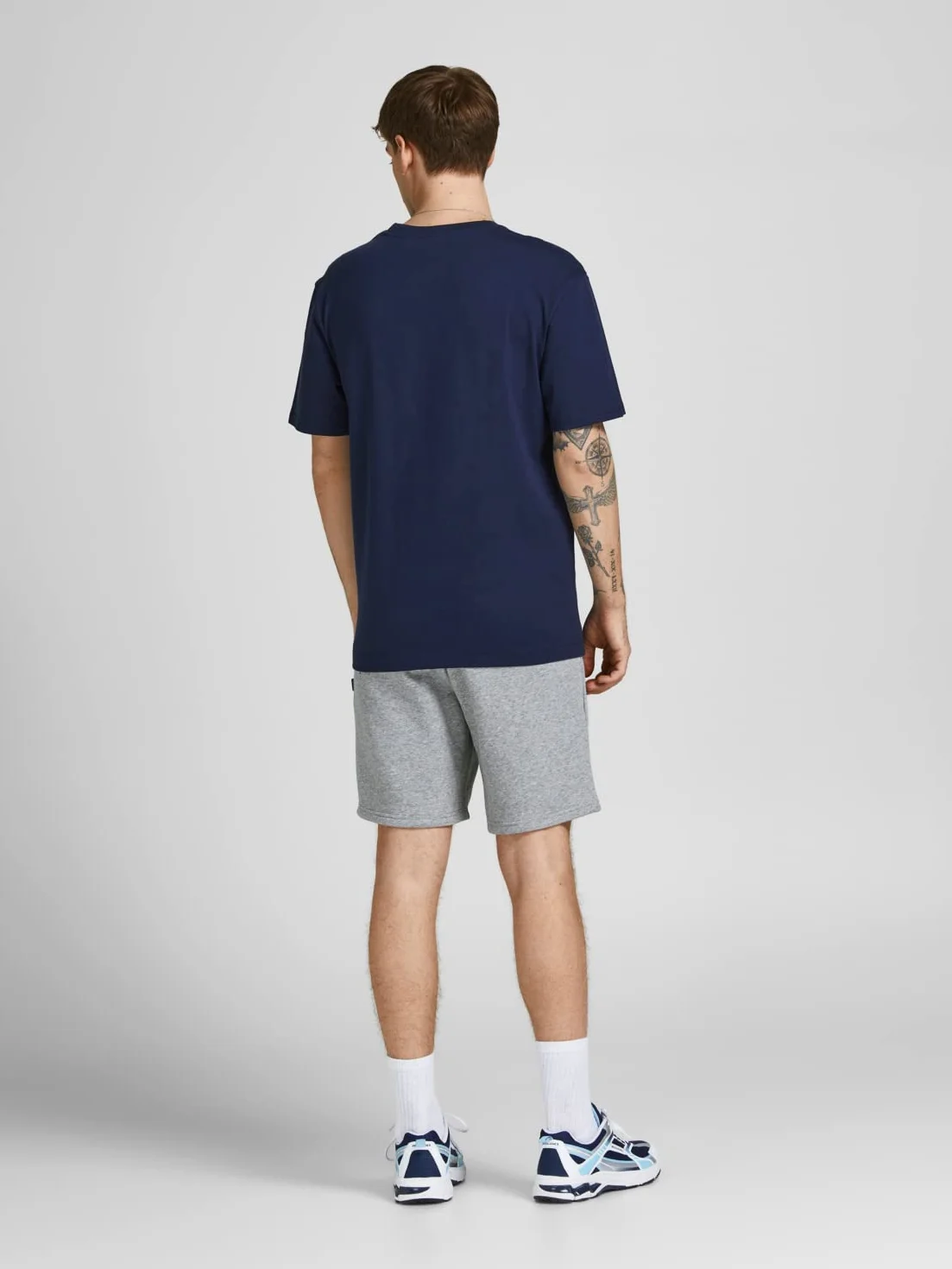 JACK & JONES Bermuda Sweat Shorts Comfort Fit Knee-Length with Side Pockets