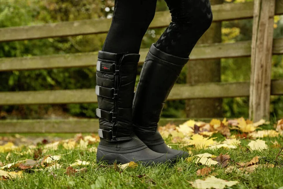 Covalliero Bottes d'équitation thermiques chausson amovible Noir 42