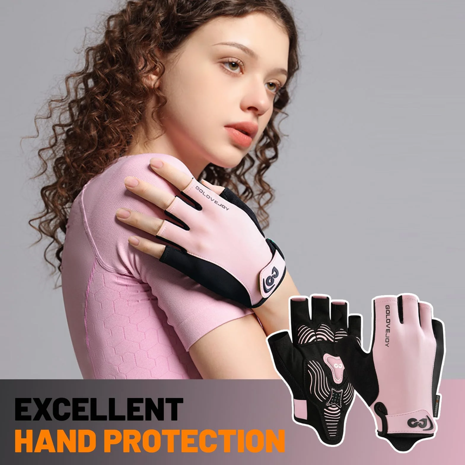 Flintronic Gants de Cyclisme Demi-Doigts Hommes Femmes, Mitaines VTT Rembourrés Antidérapant Respirants
