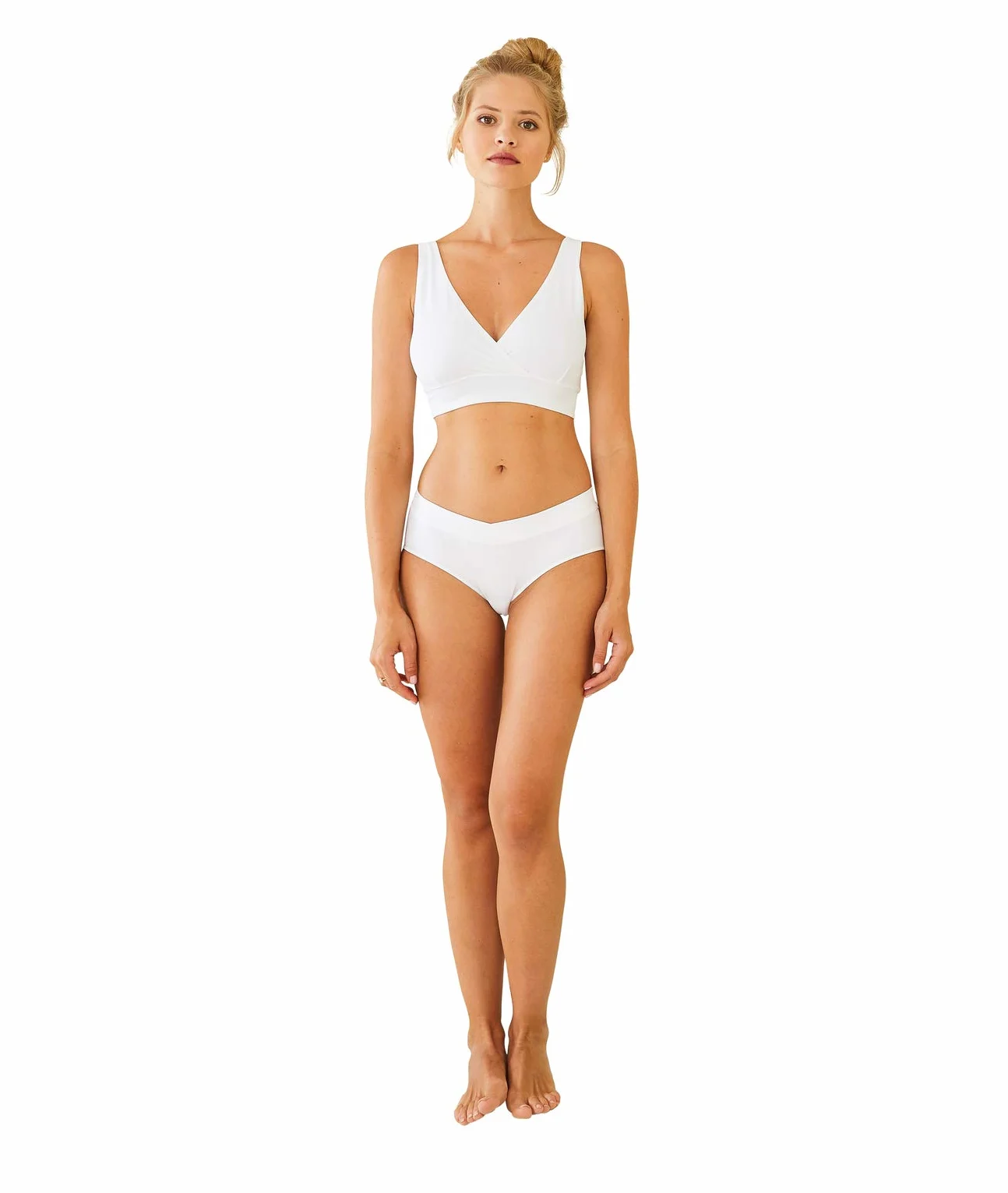 Vertbaudet Lot de 2 Brassières d'Allaitement Sans Coutures en Microfibre