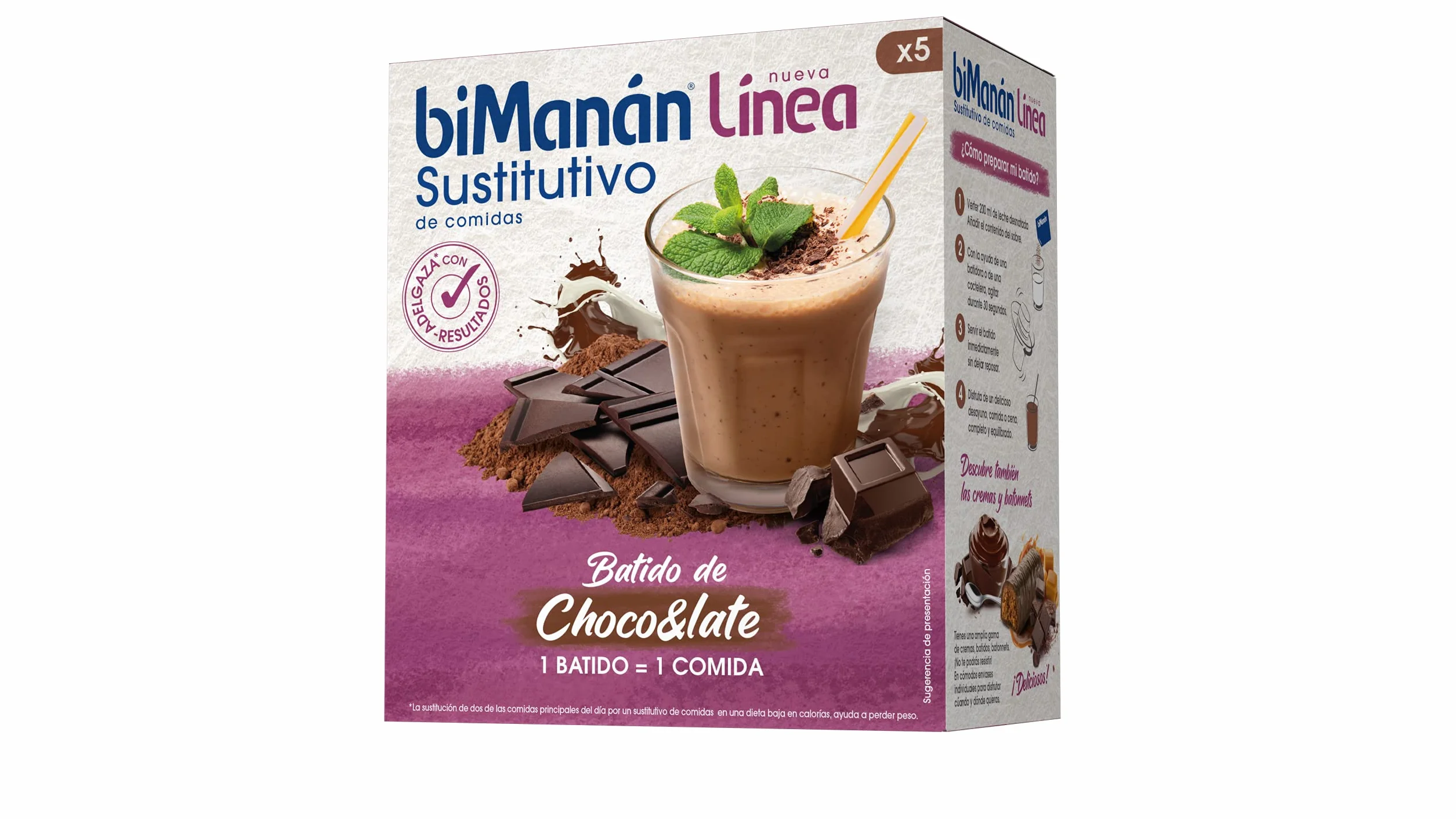 BiManan Linea Sustitutivo de Comida 5 Sobres x 30 gr